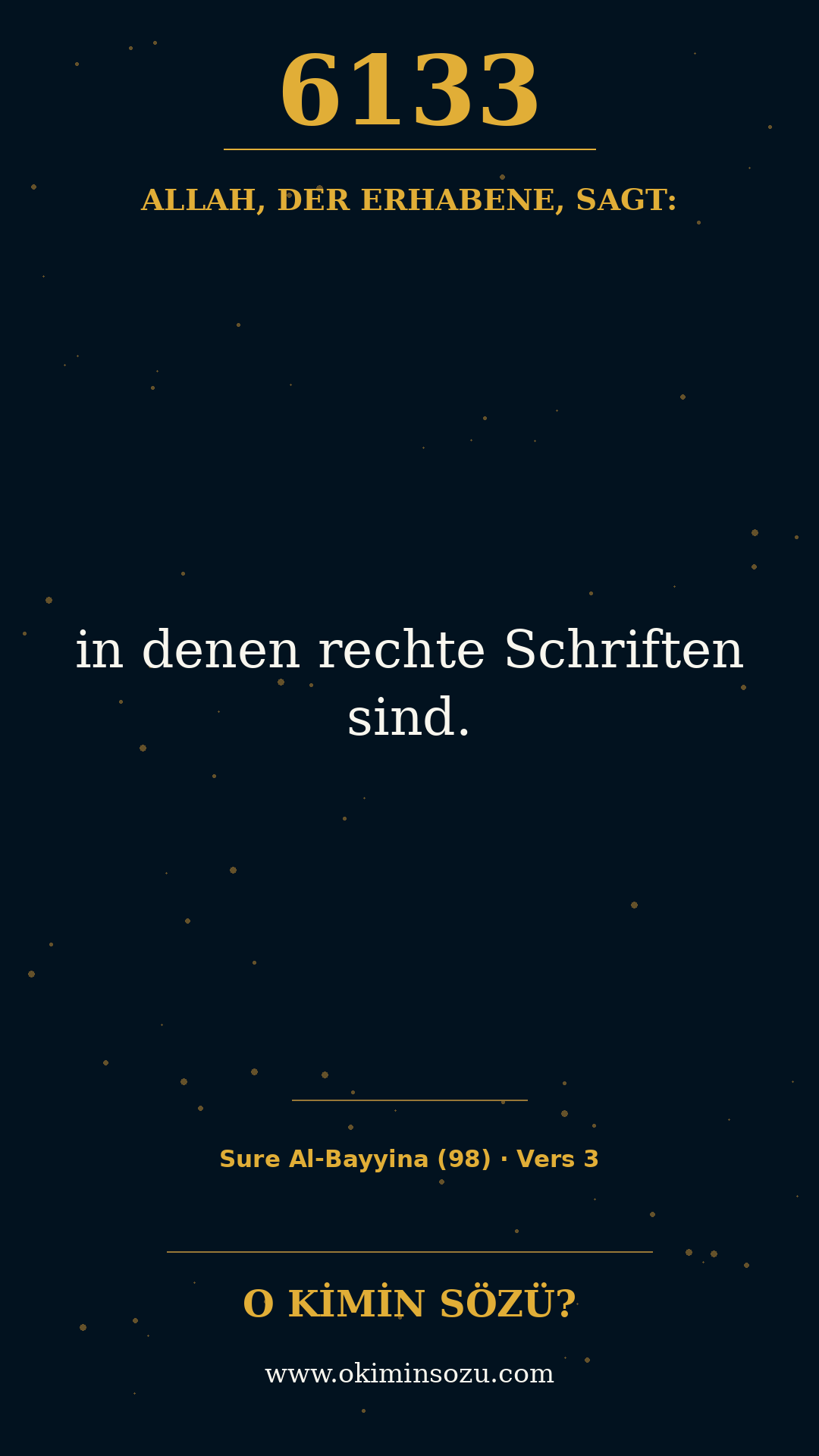 quran 6133 s098 a003