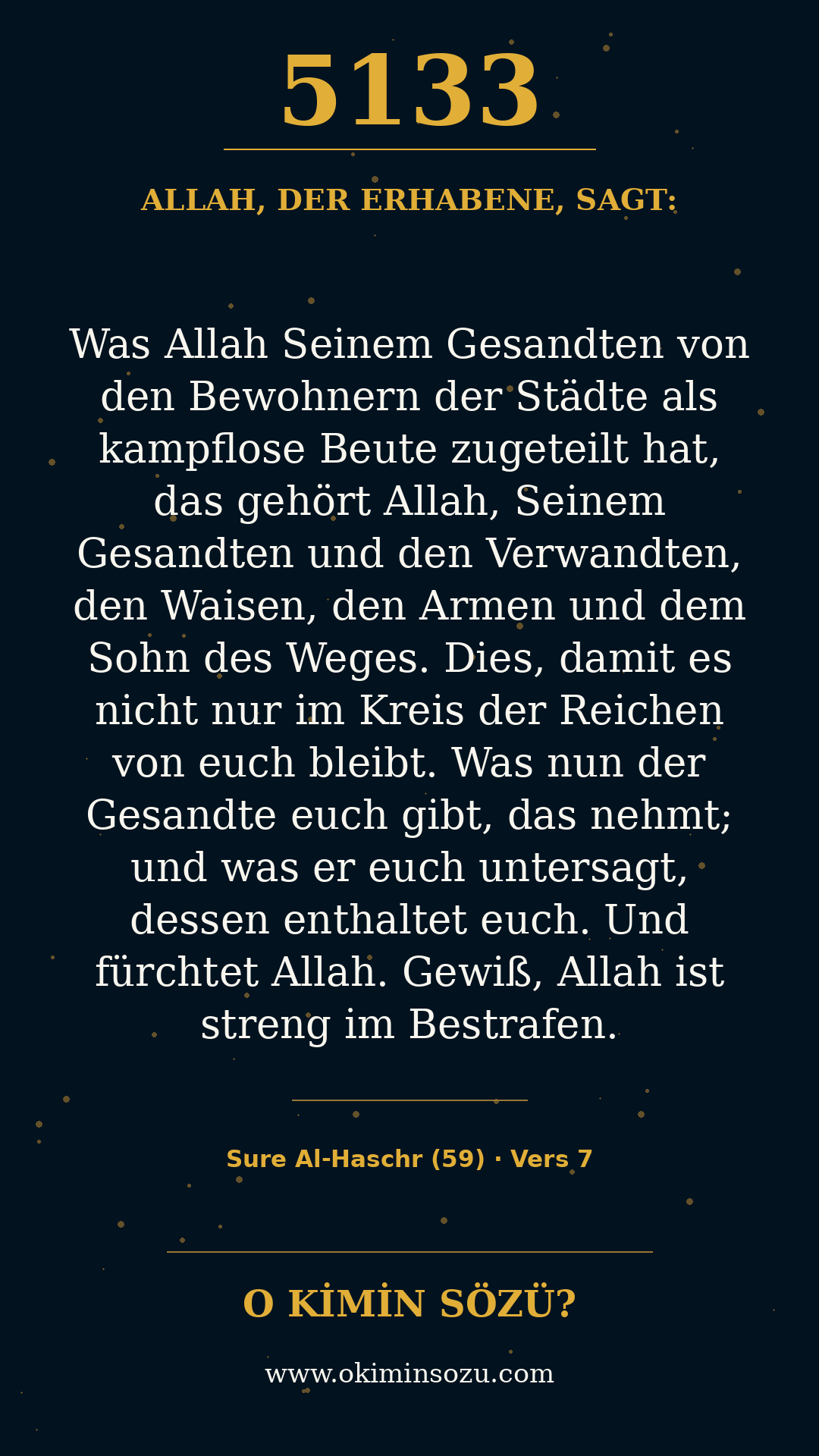 quran 5133 s059 a007