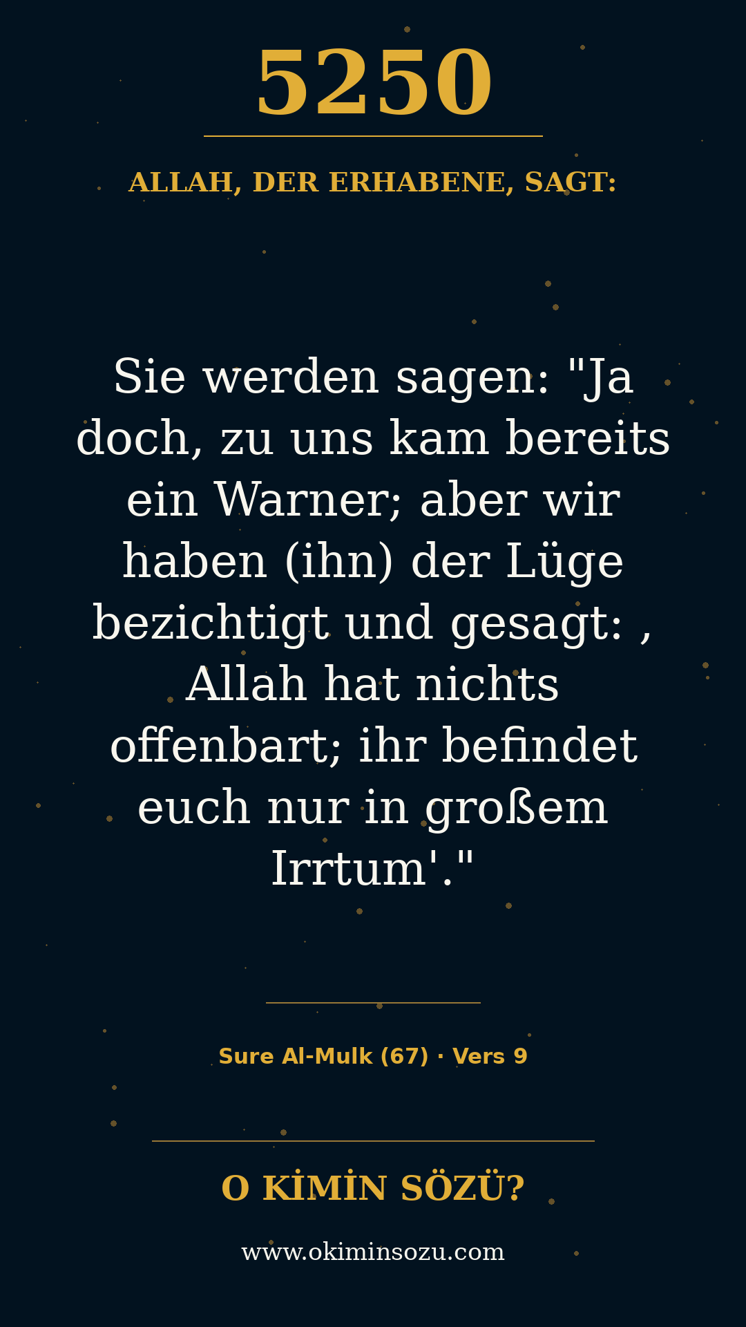 quran 5250 s067 a009