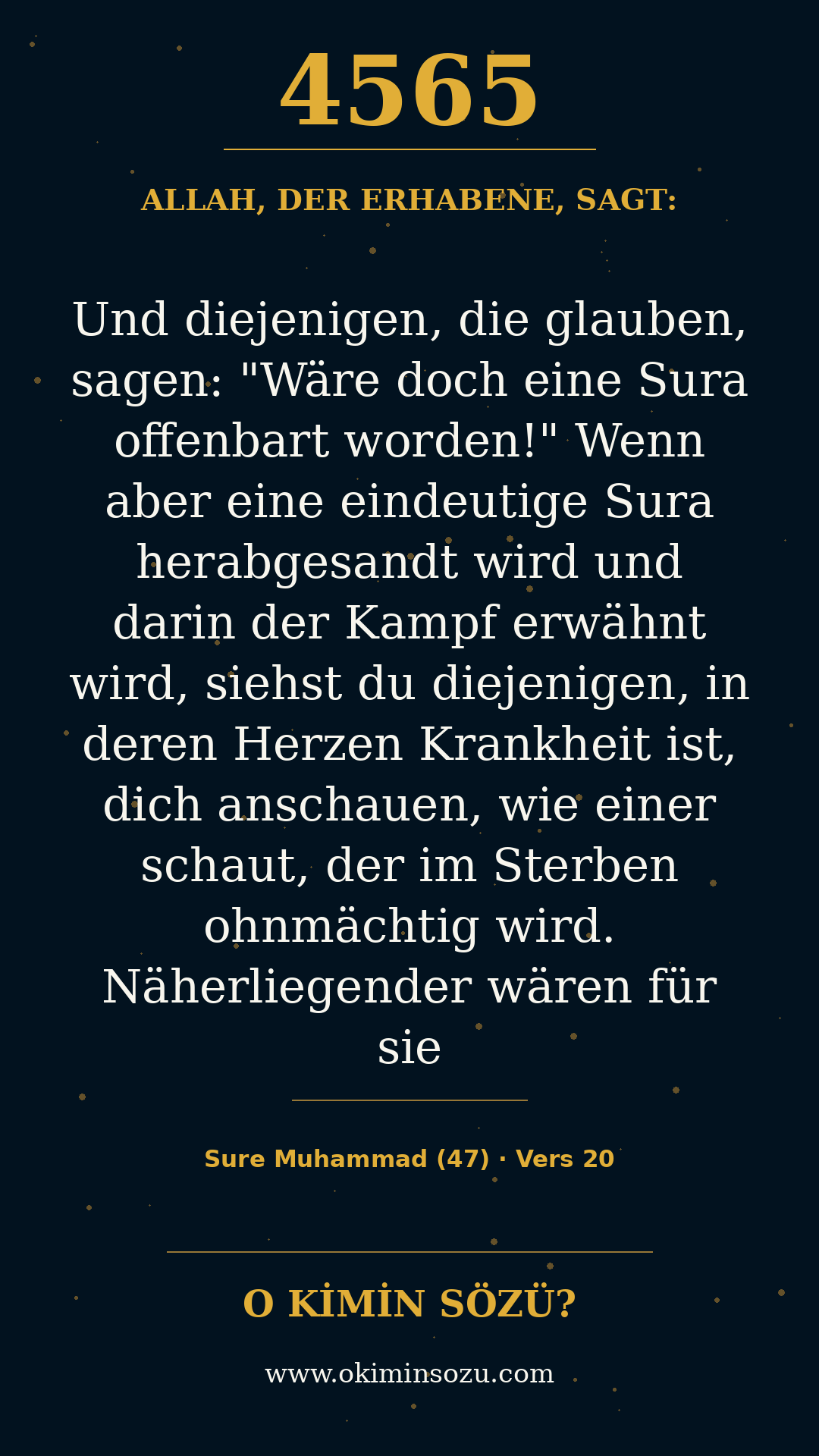 quran 4565 s047 a020