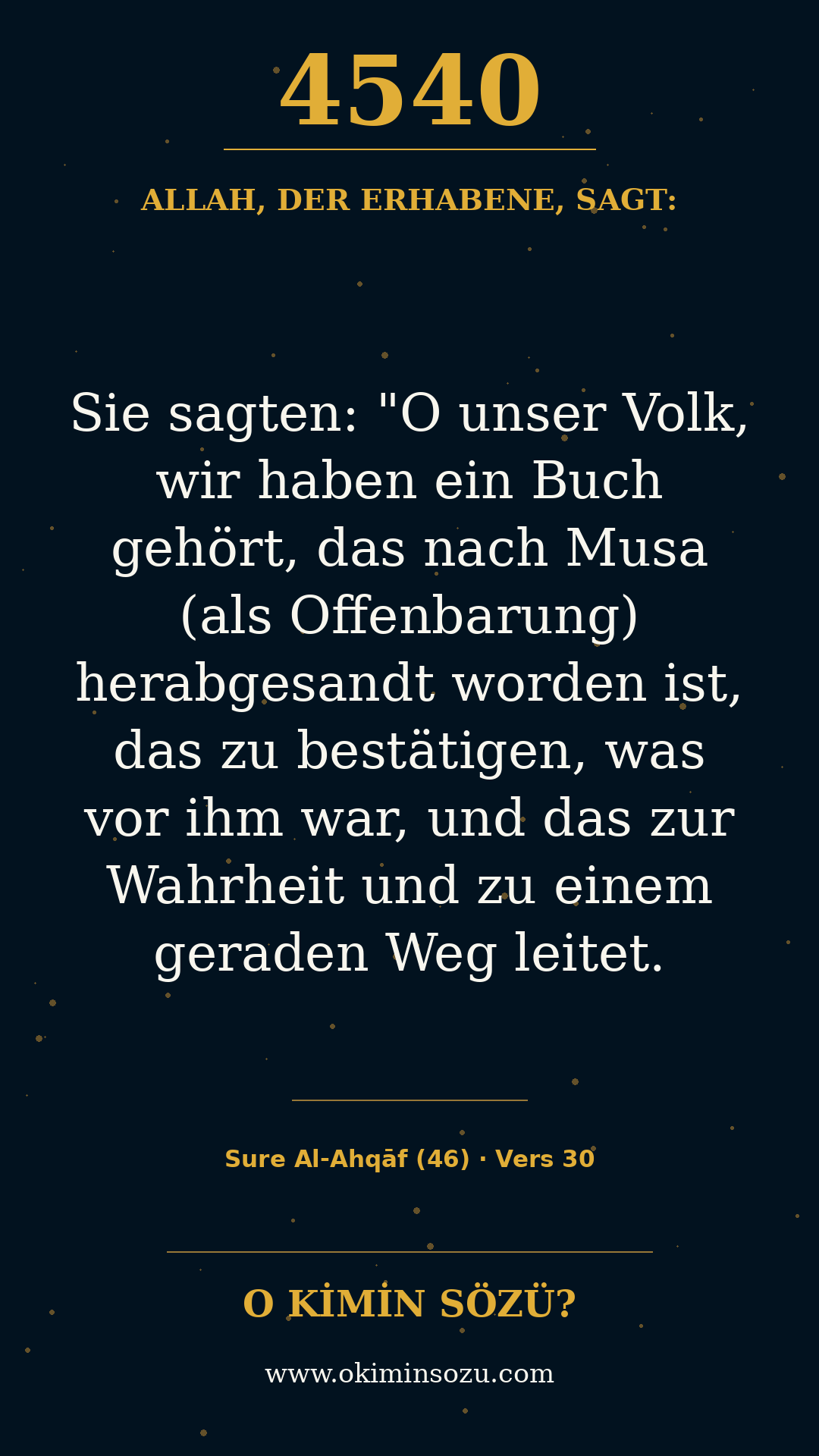 quran 4540 s046 a030