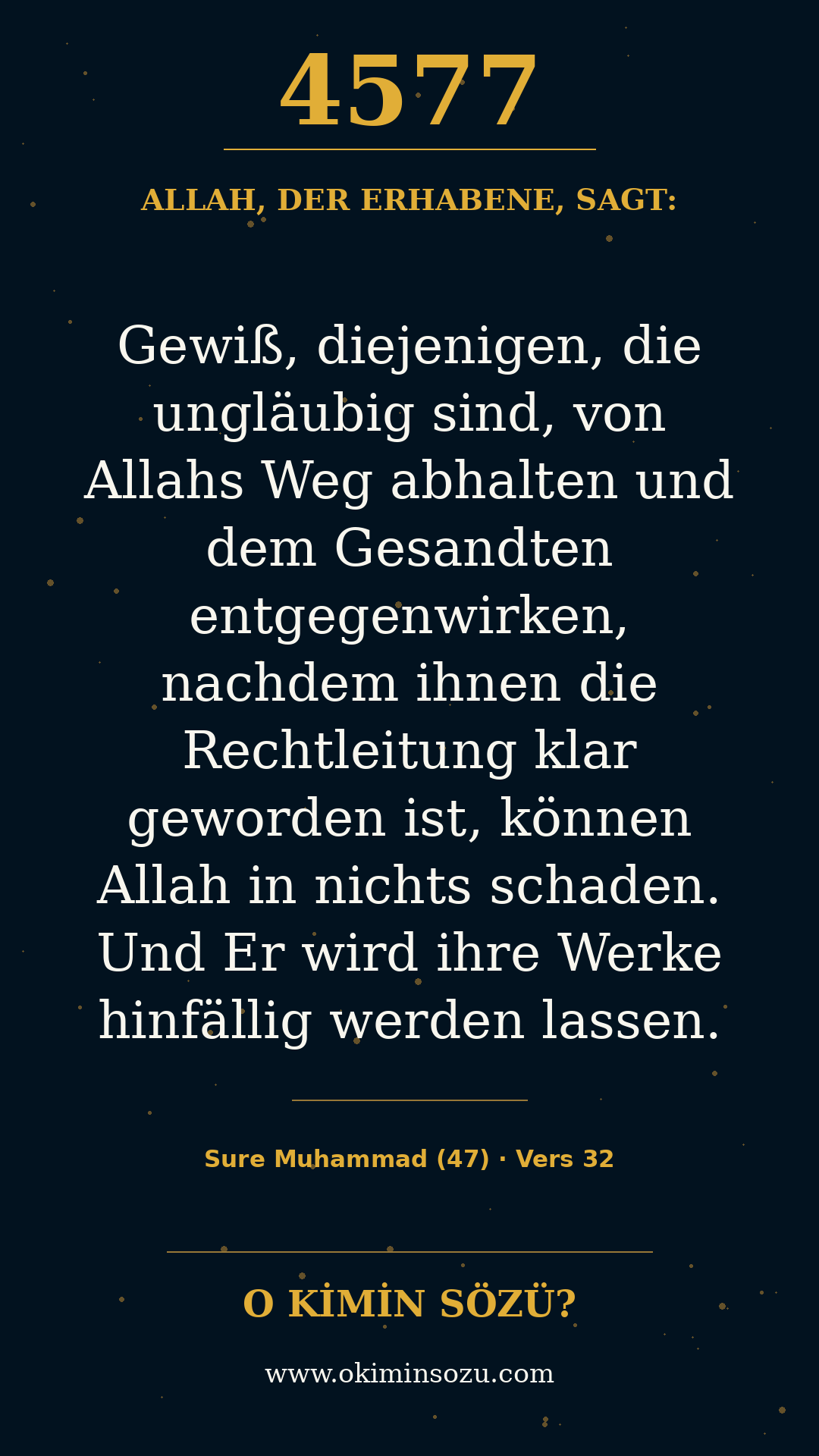 quran 4577 s047 a032