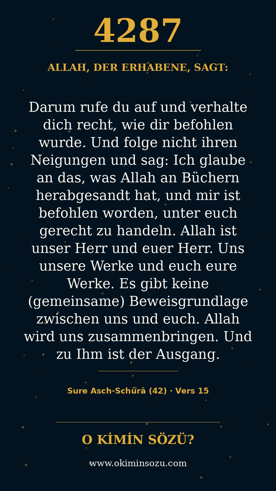 quran 4287 s042 a015