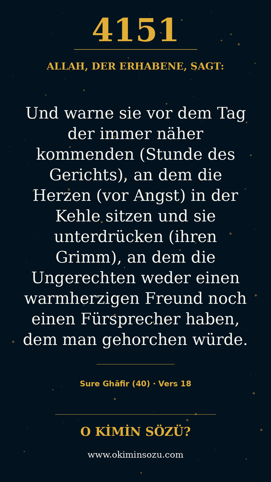 quran 4151 s040 a018