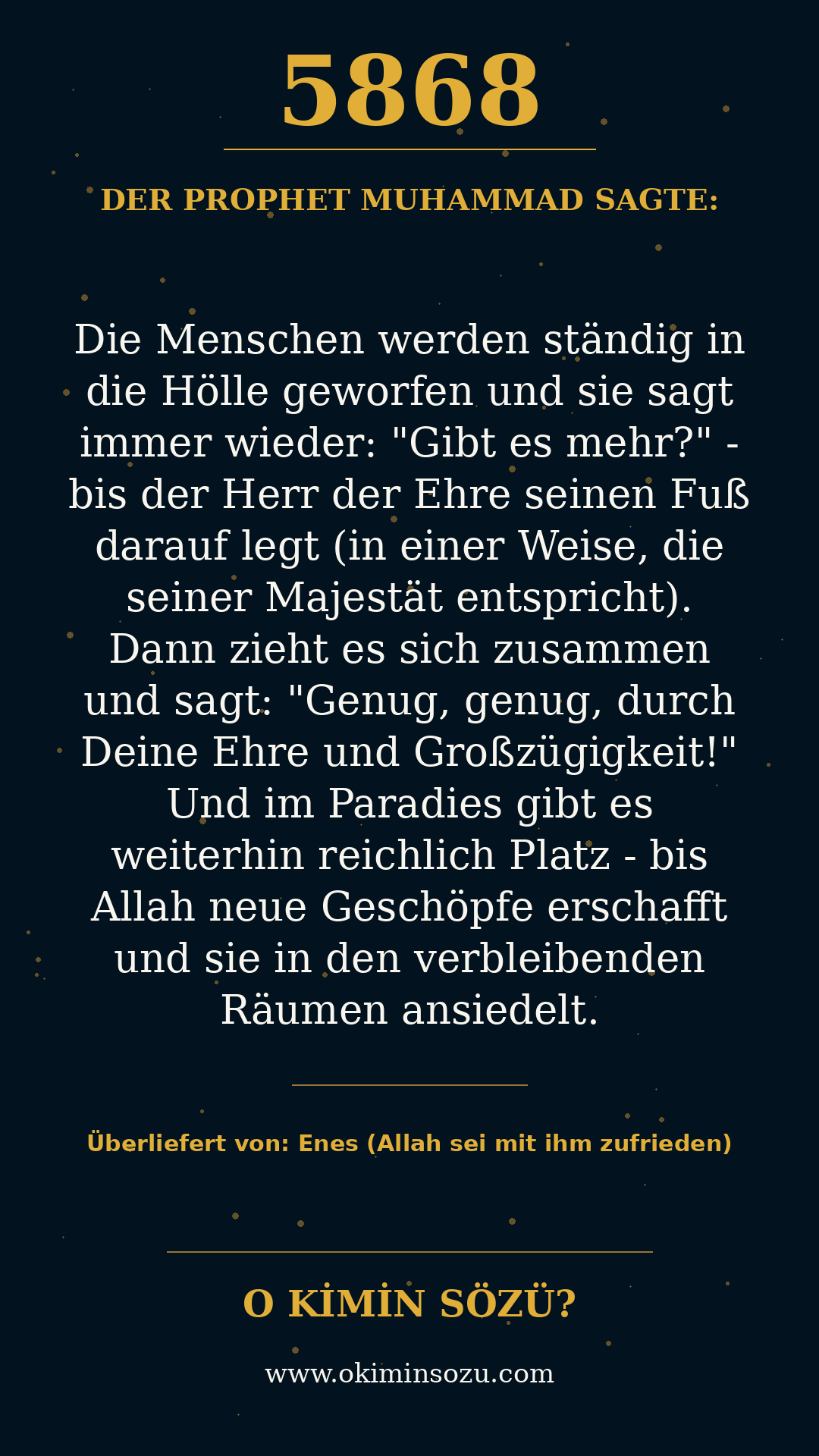 hadith 5868