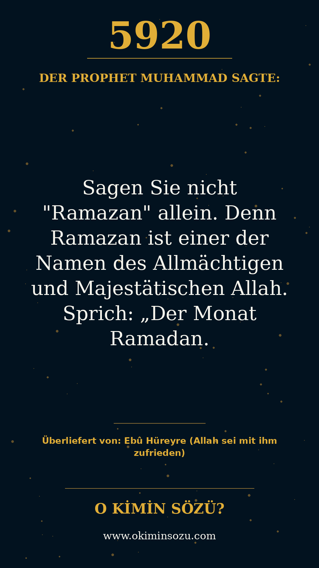 hadith 5920