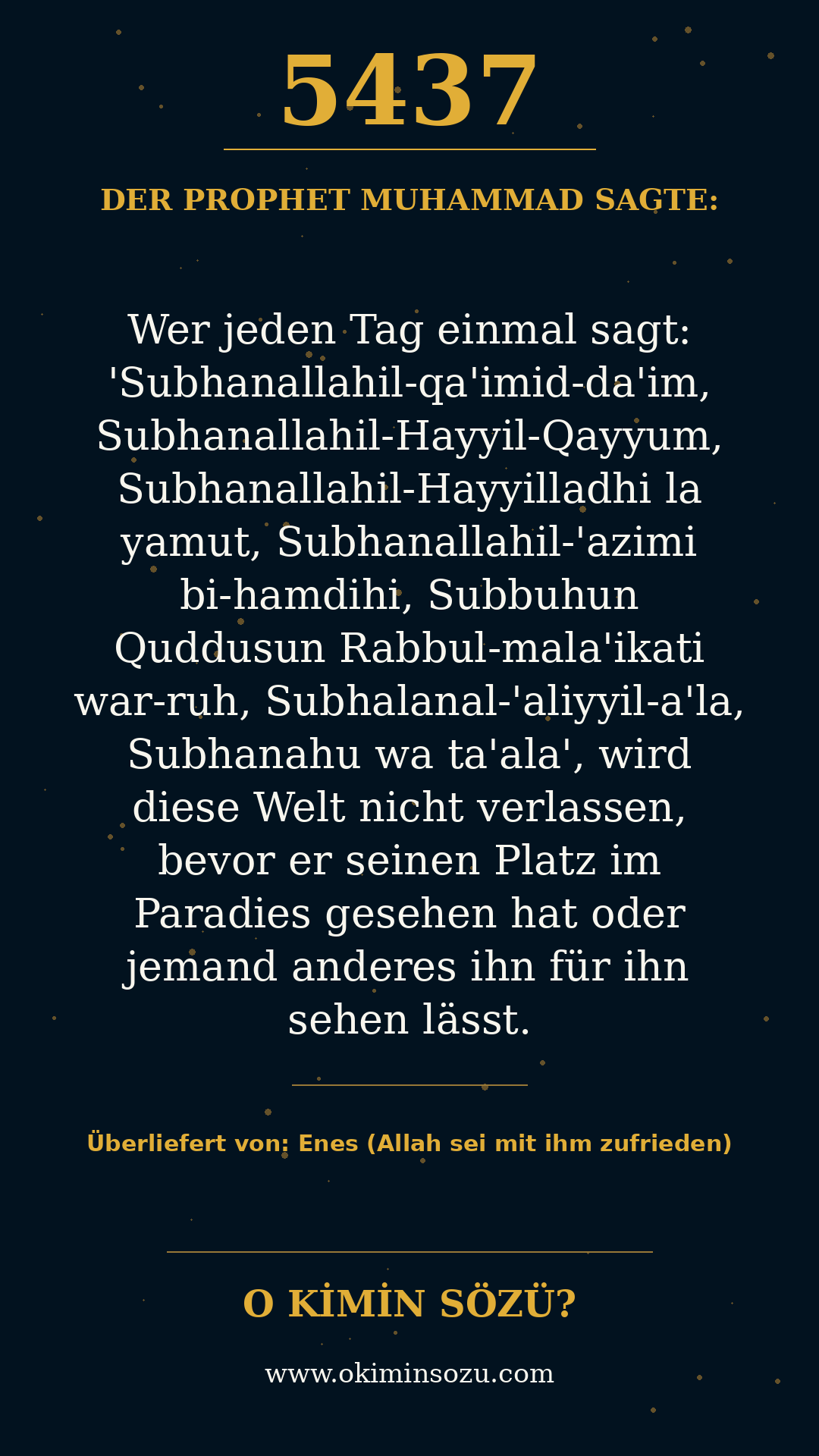 hadith 5437