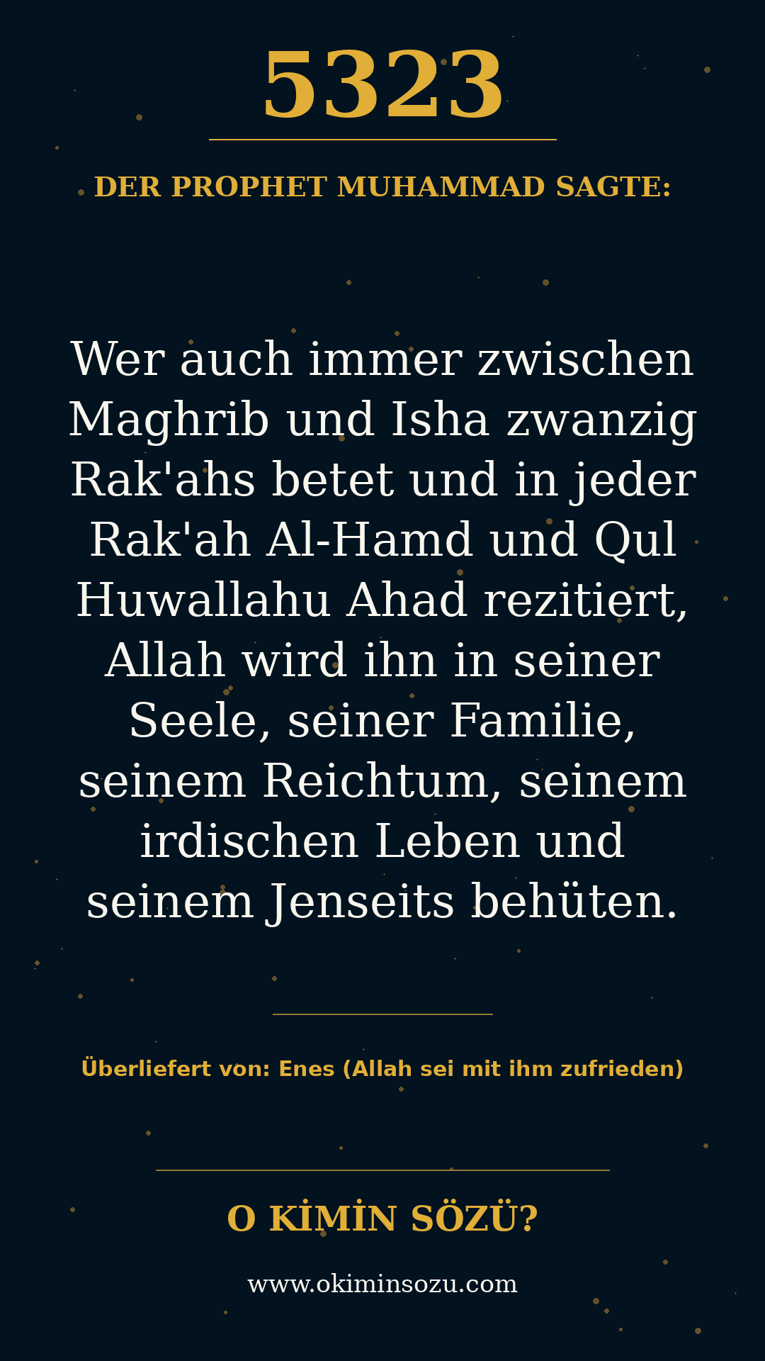 hadith 5323