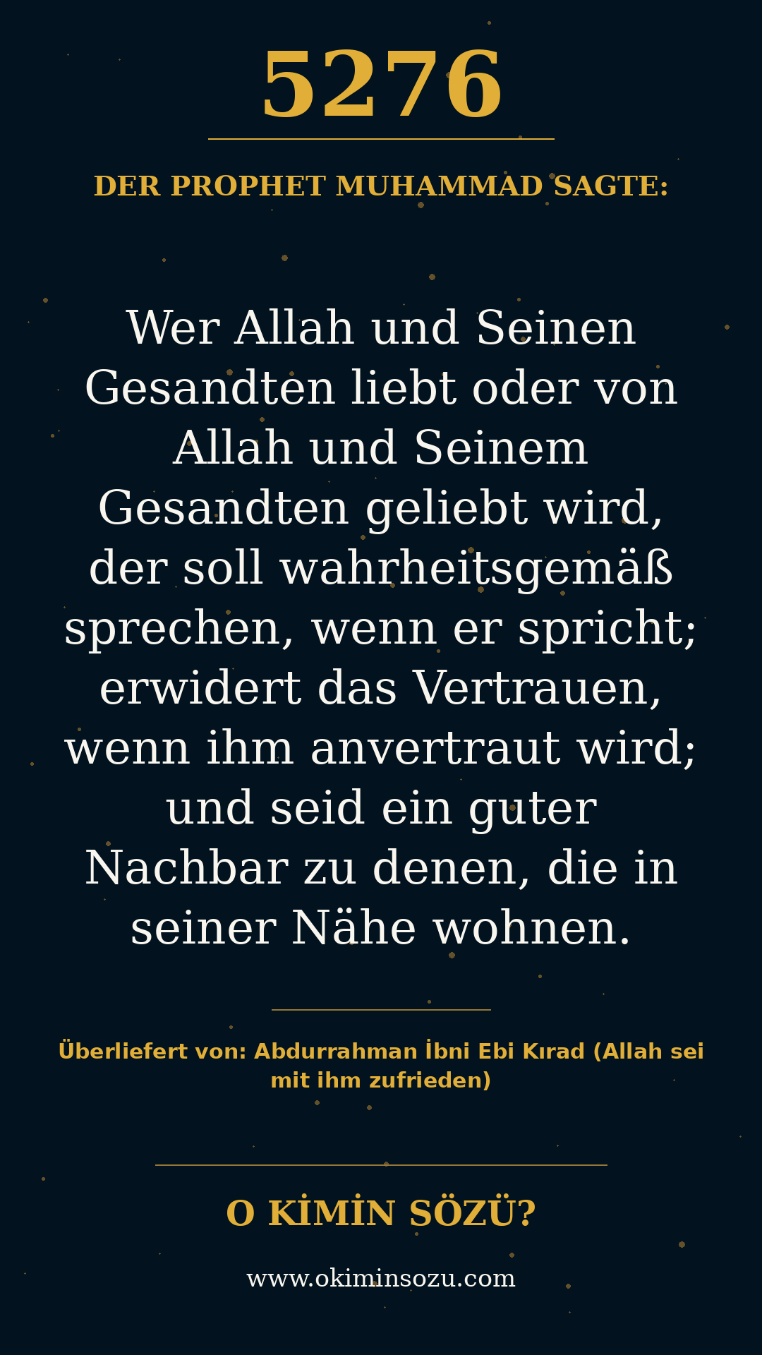 hadith 5276