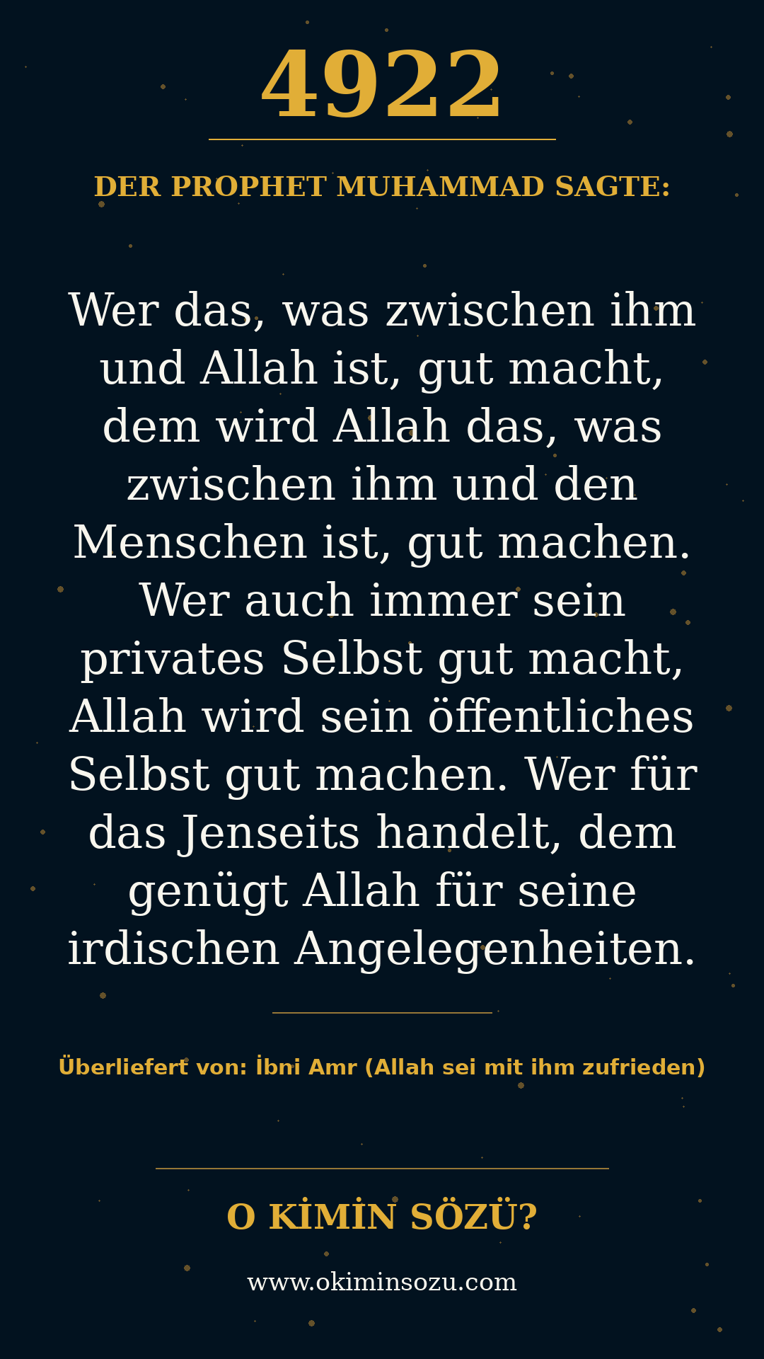 hadith 4922