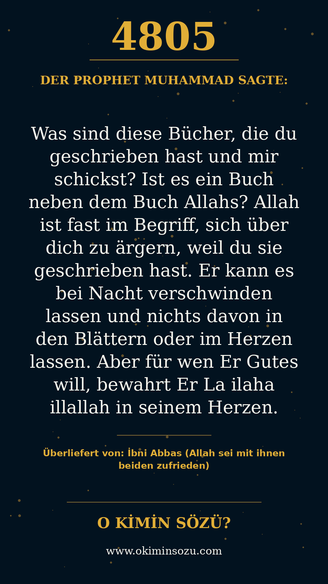 hadith 4805