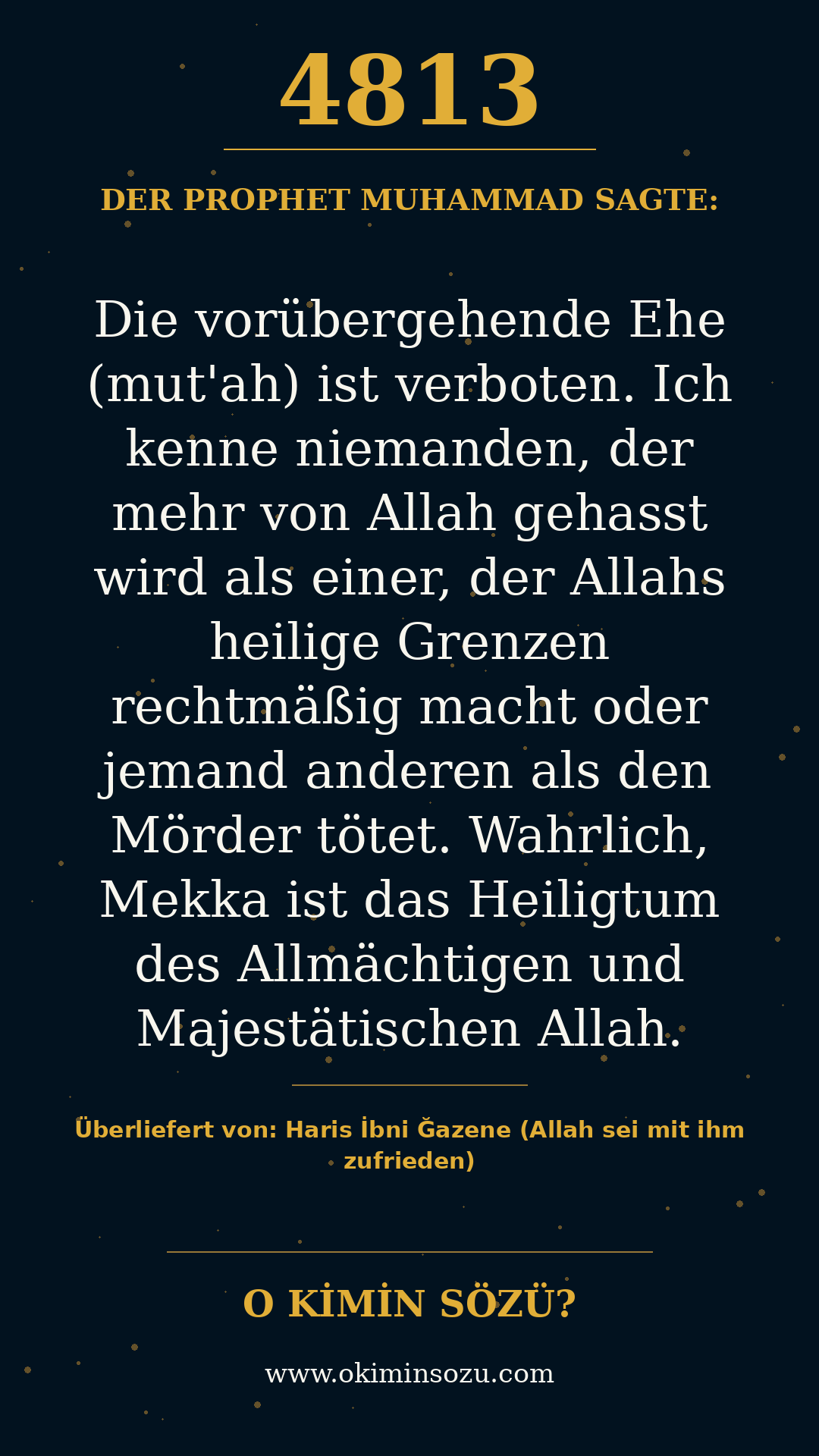 hadith 4813