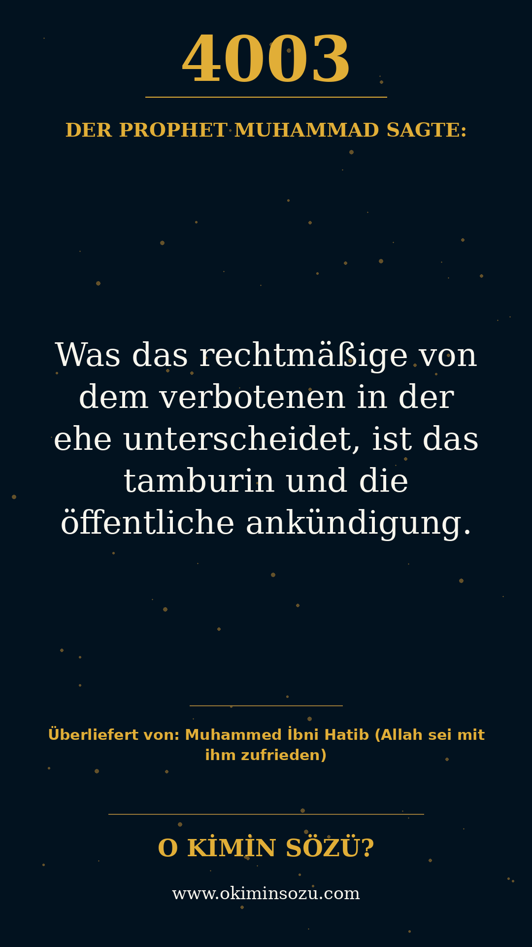 hadith 4003