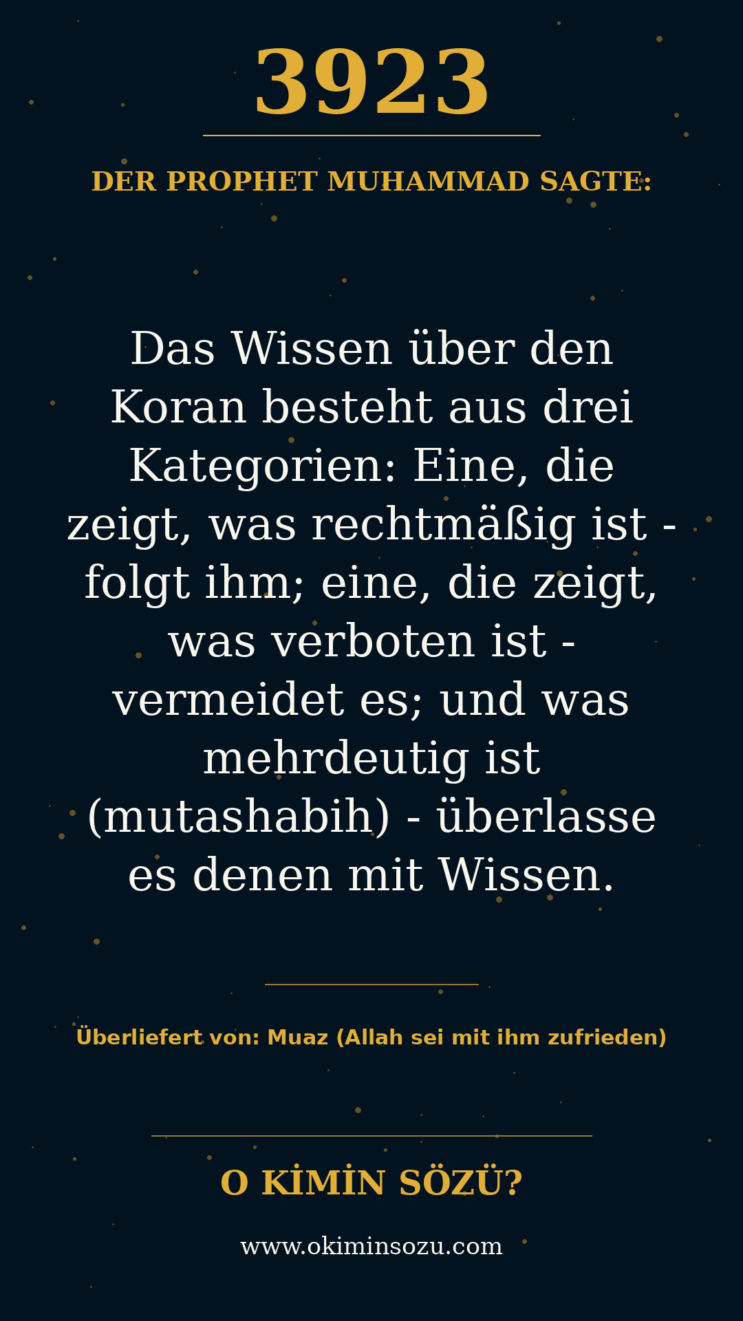 hadith 3923