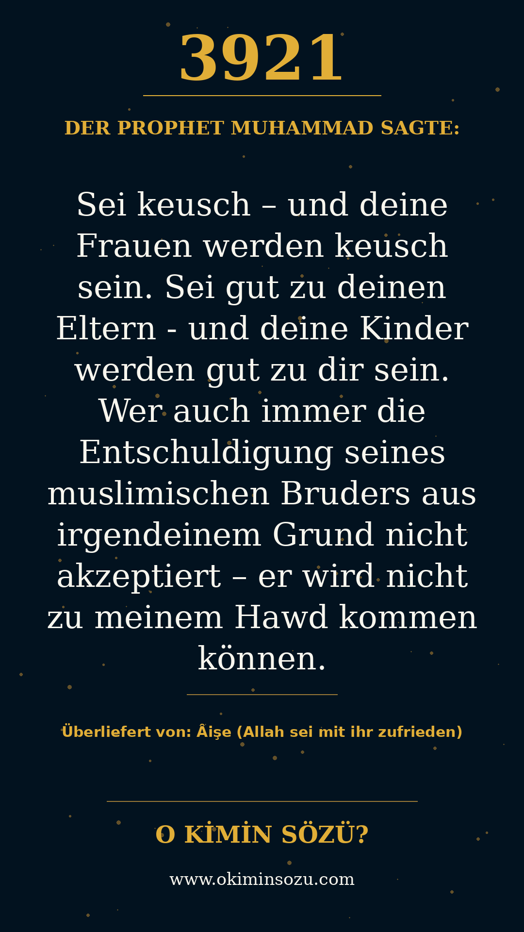 hadith 3921