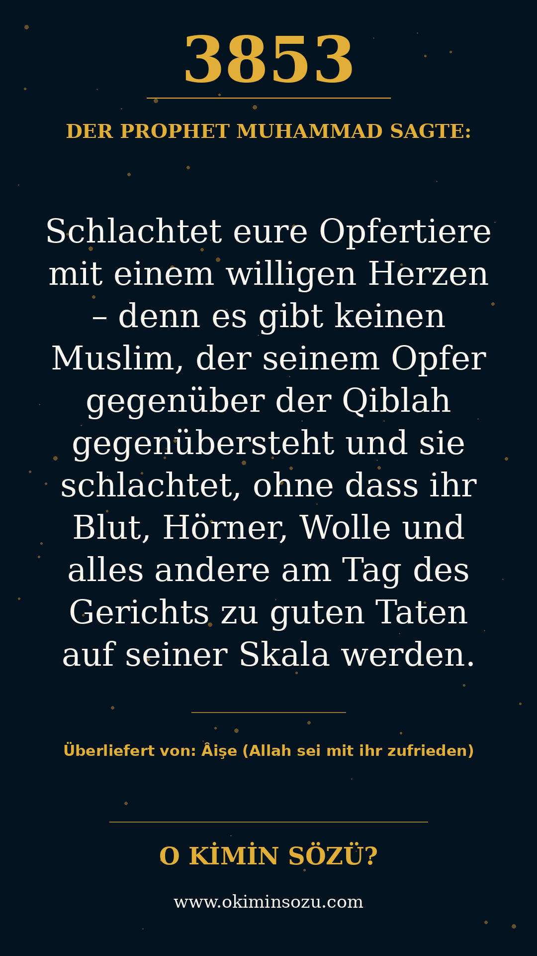 hadith 3853