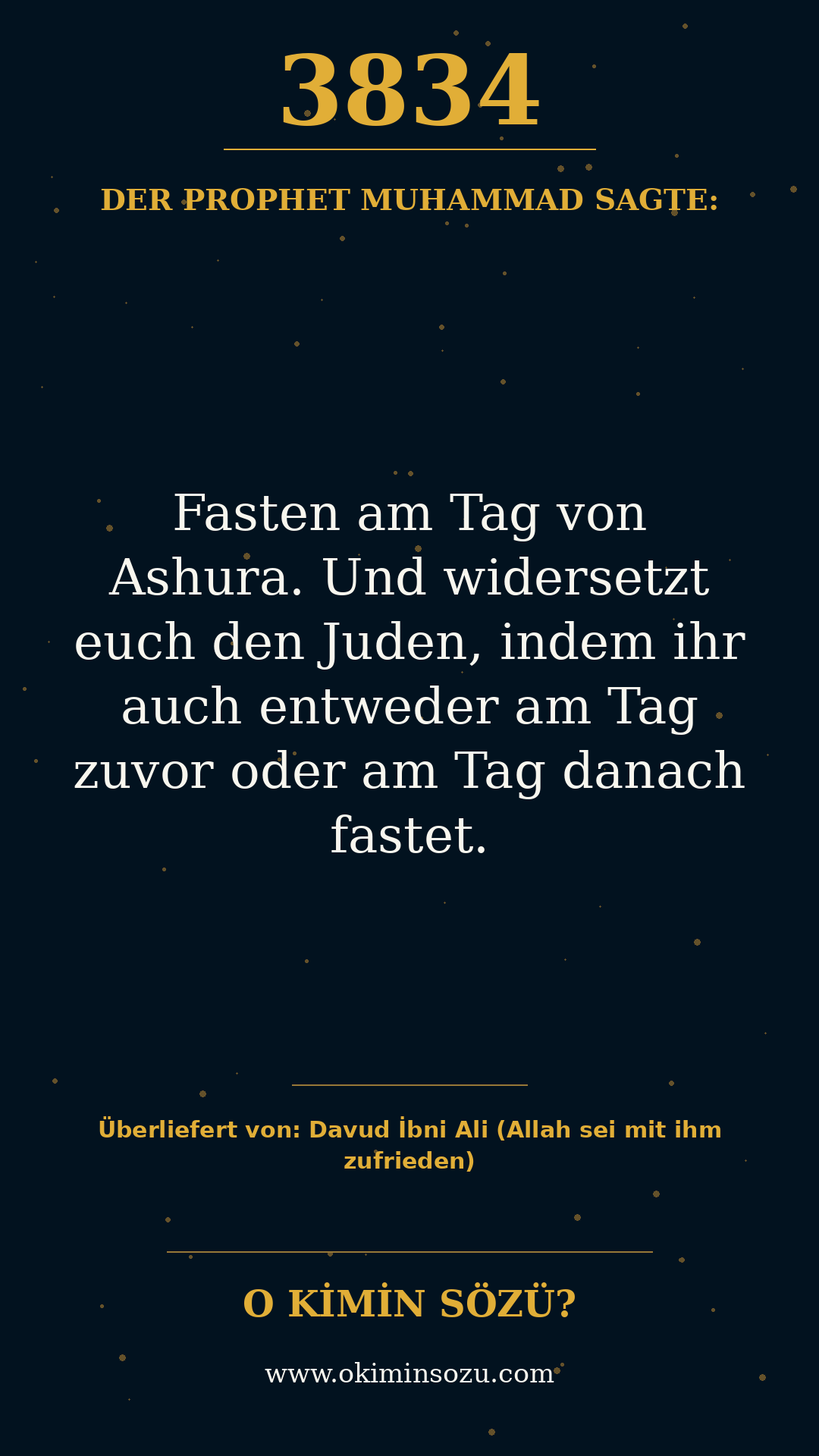 hadith 3834
