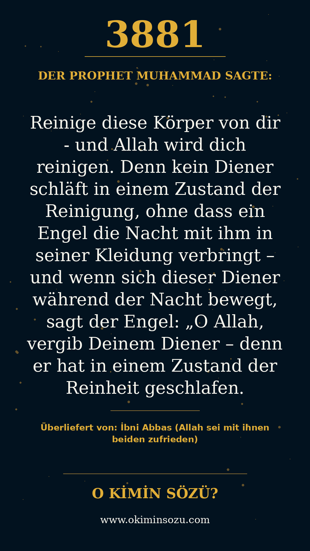 hadith 3881