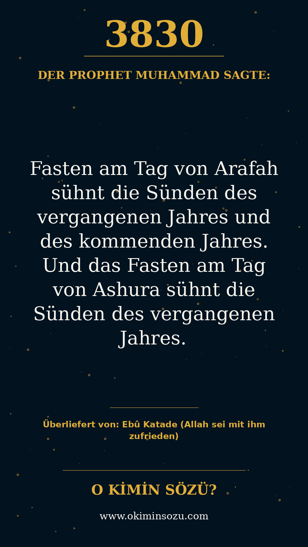 hadith 3830