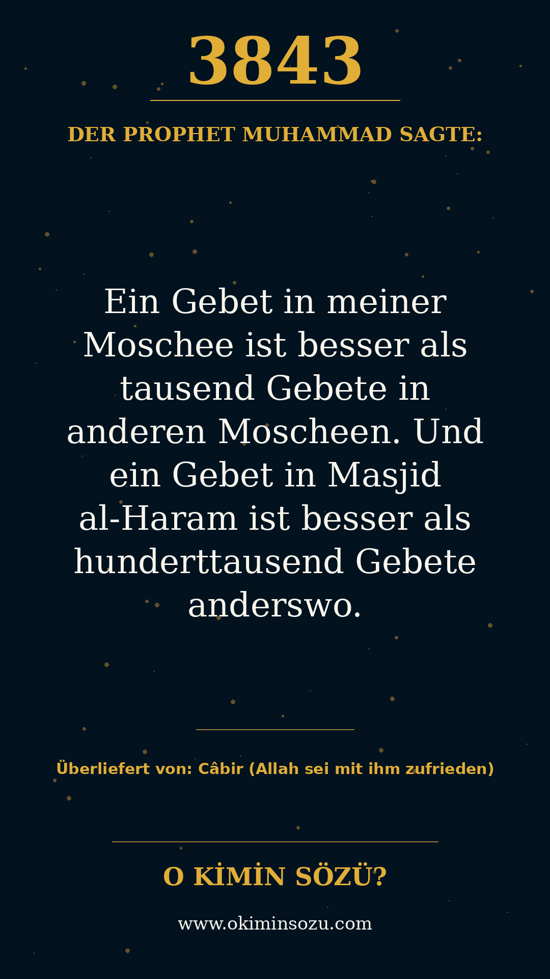 hadith 3843