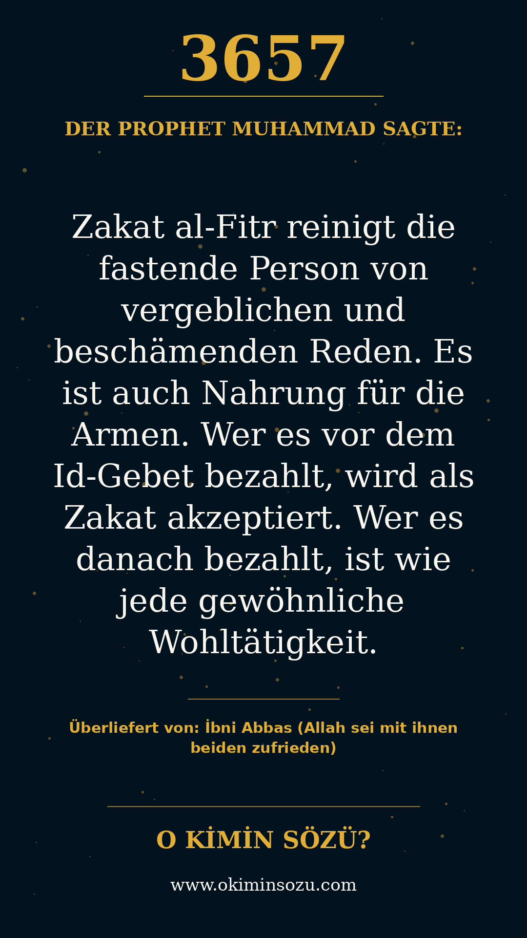 hadith 3657