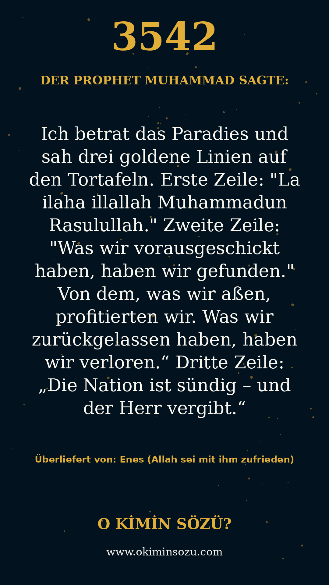 hadith 3542