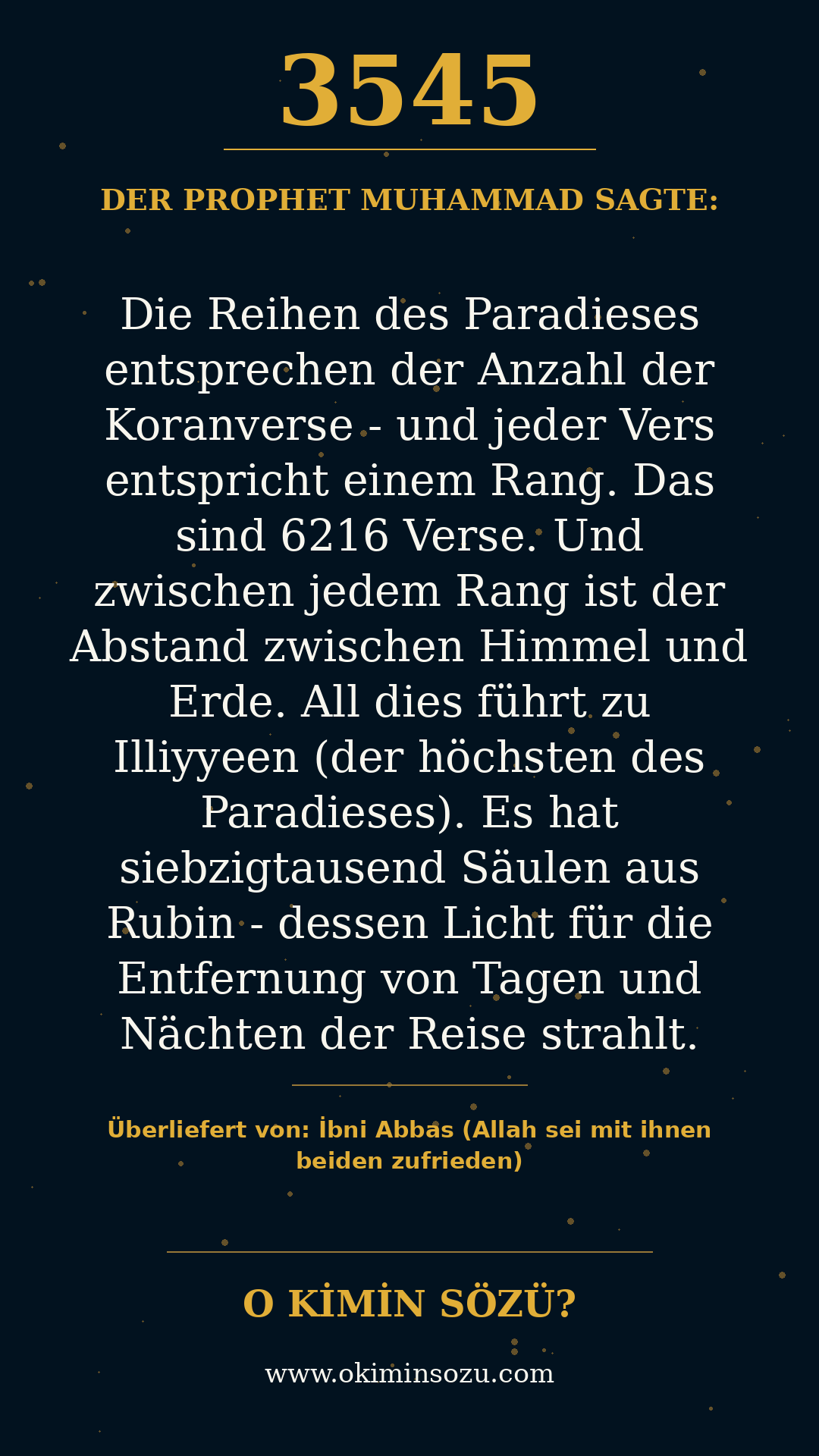 hadith 3545