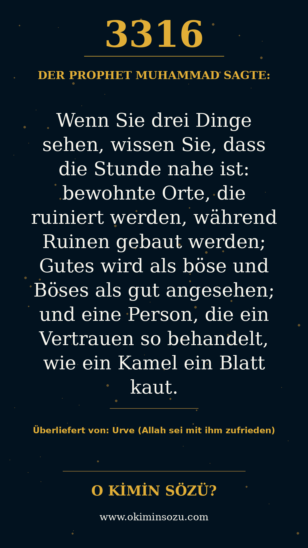 hadith 3316