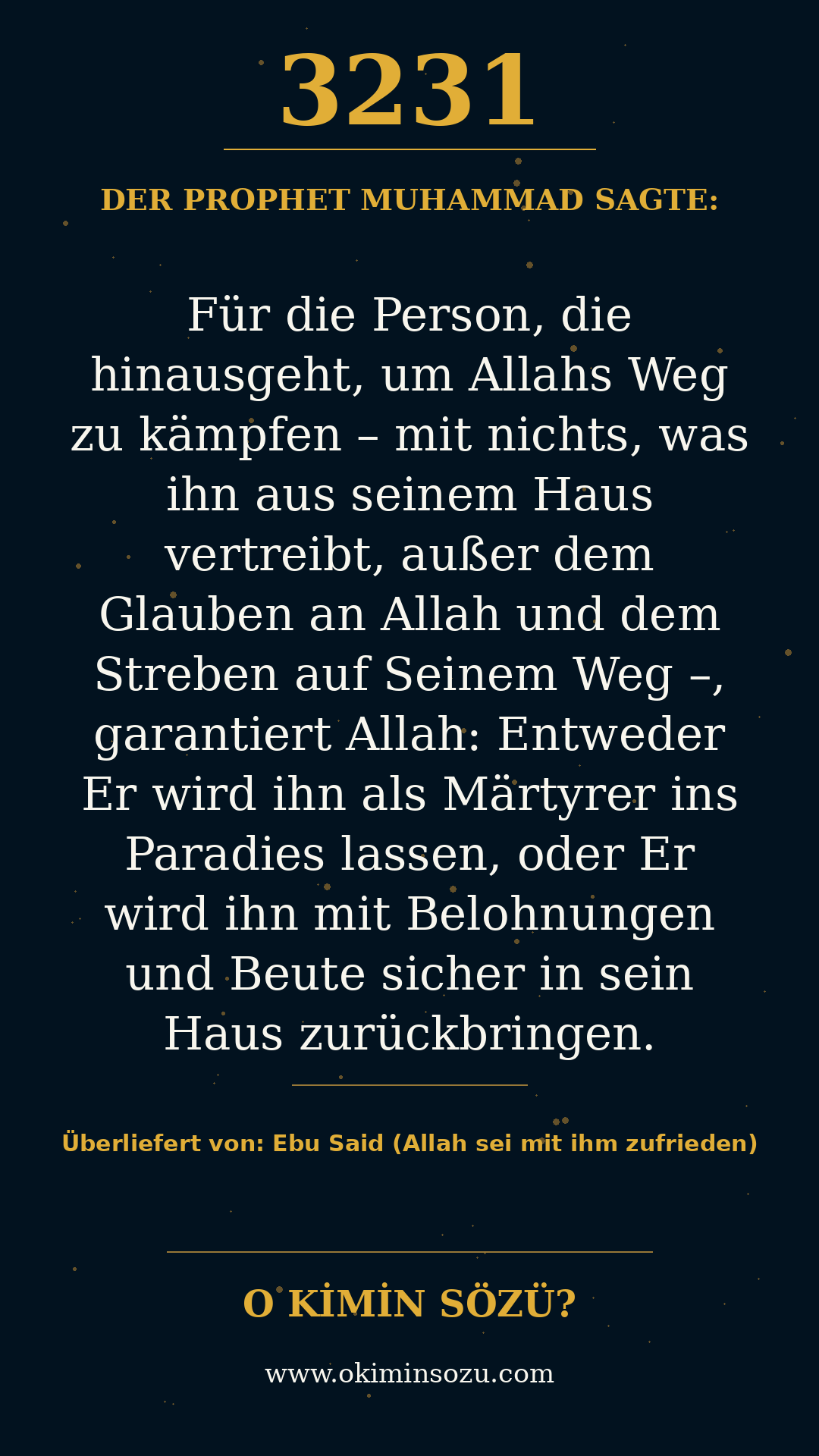 hadith 3231