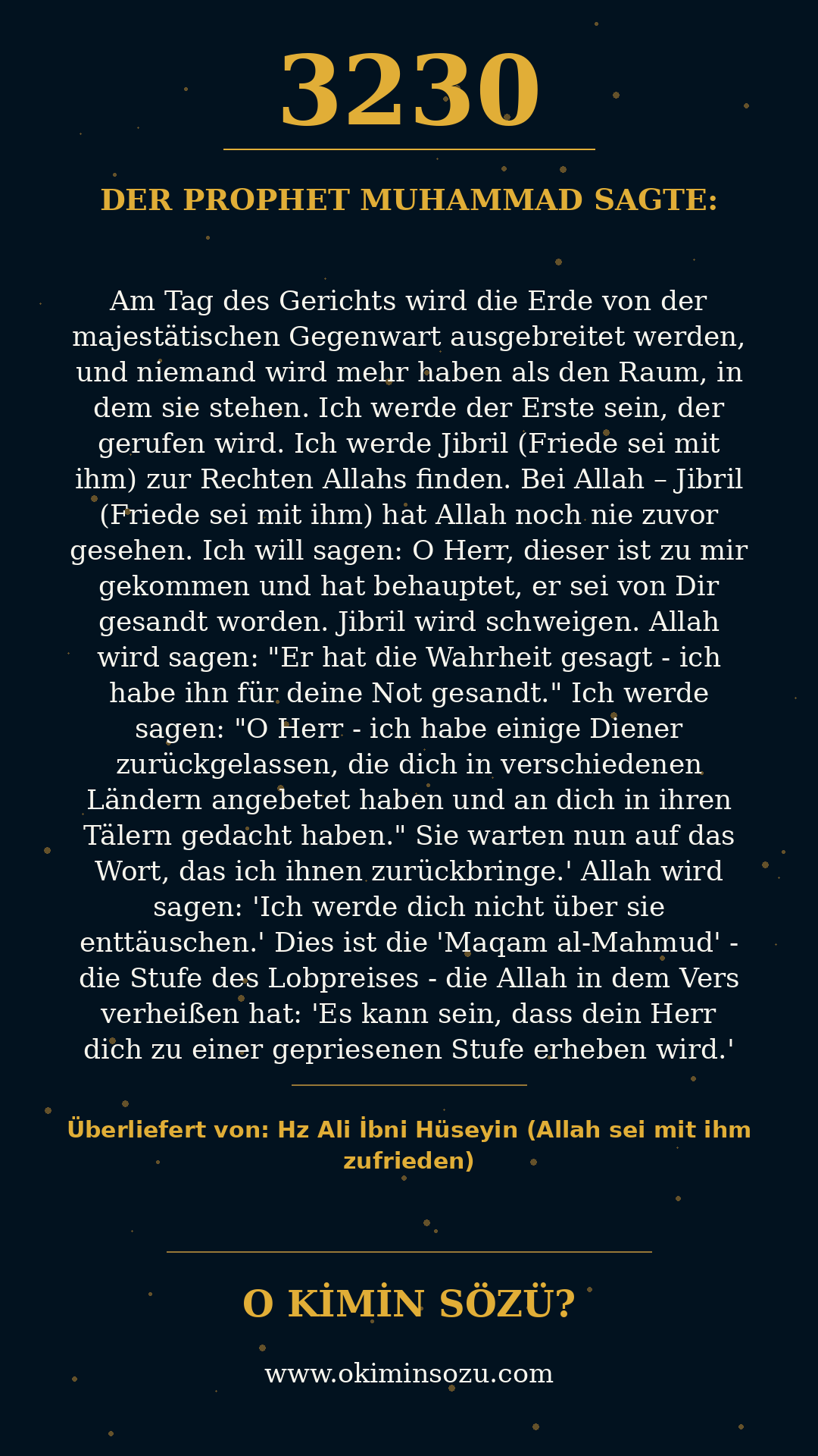hadith 3230