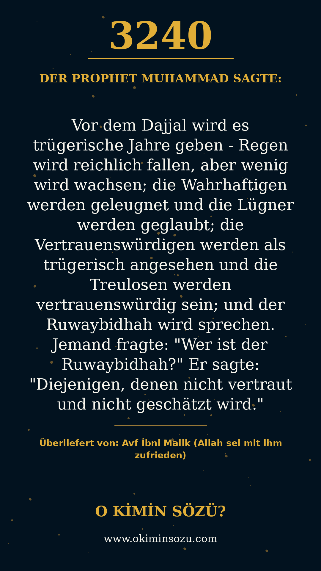 hadith 3240