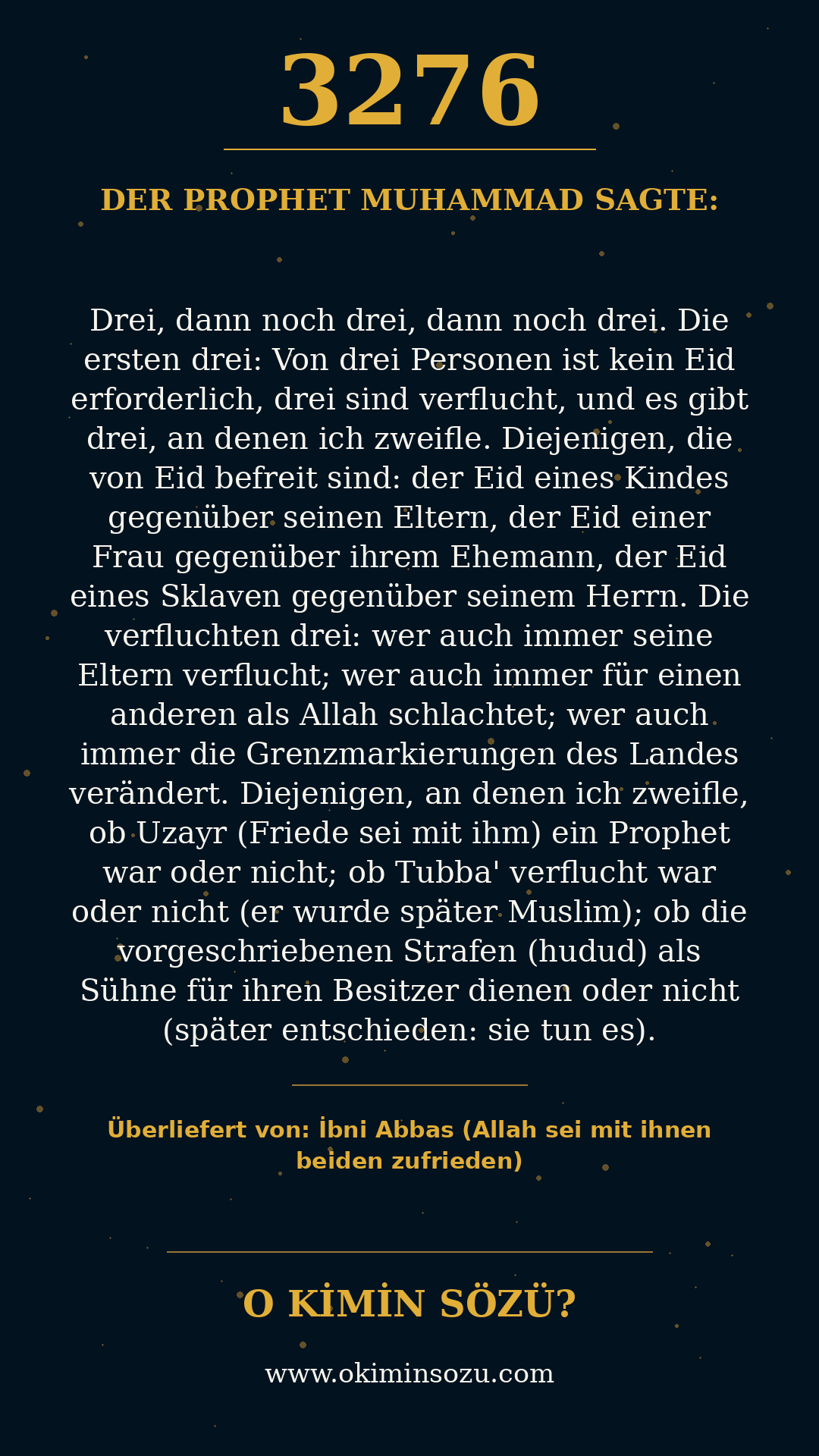 hadith 3276