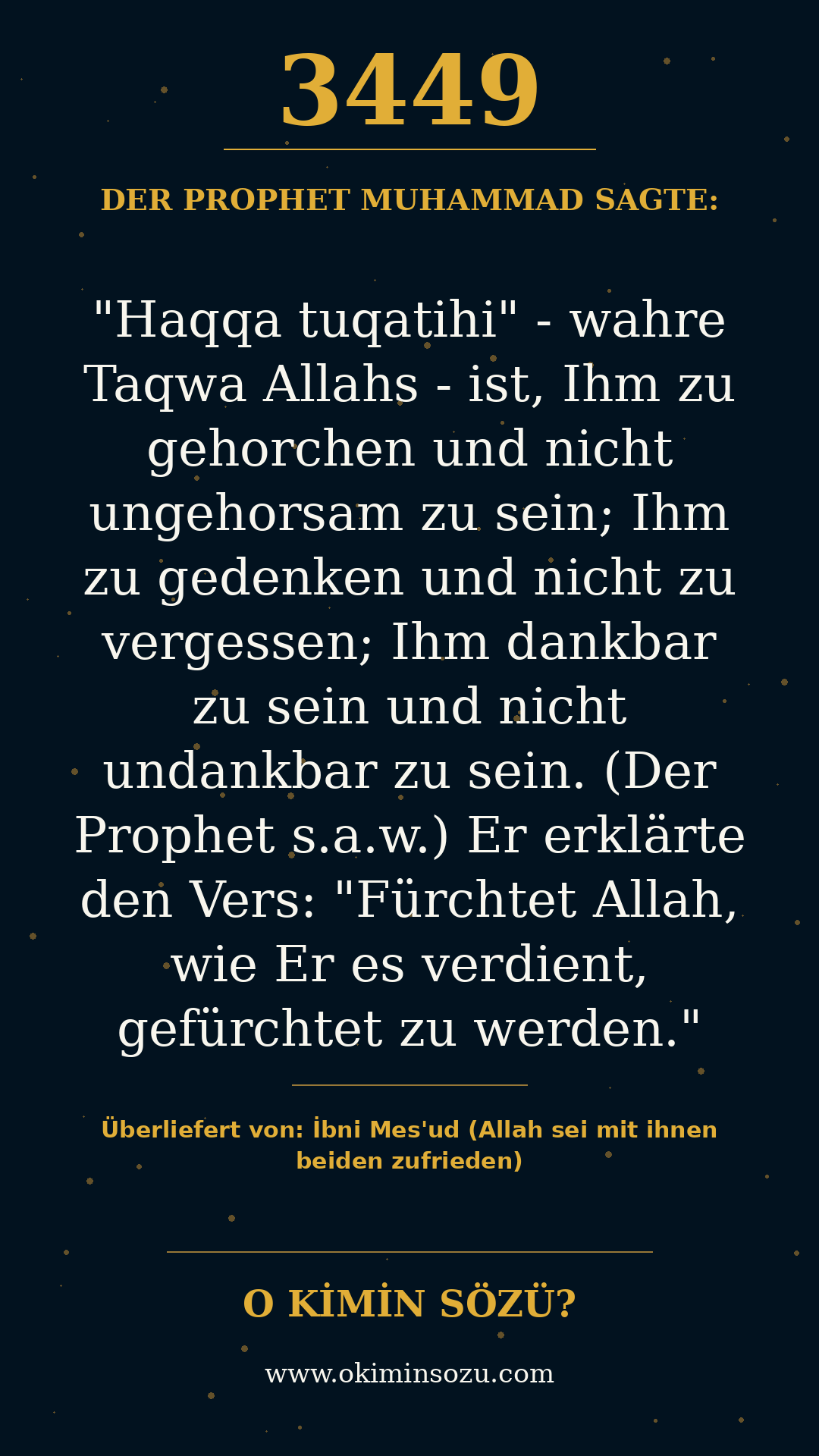 hadith 3449
