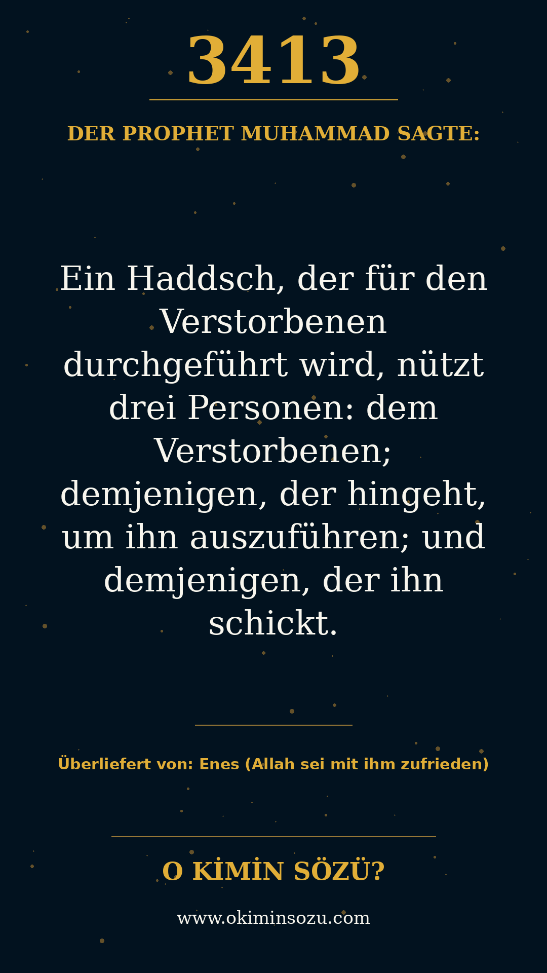 hadith 3413