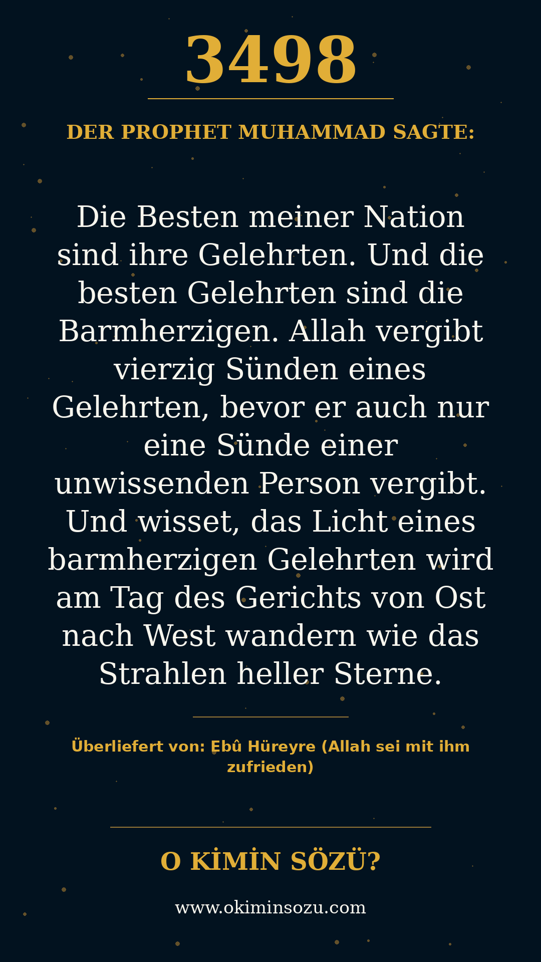 hadith 3498