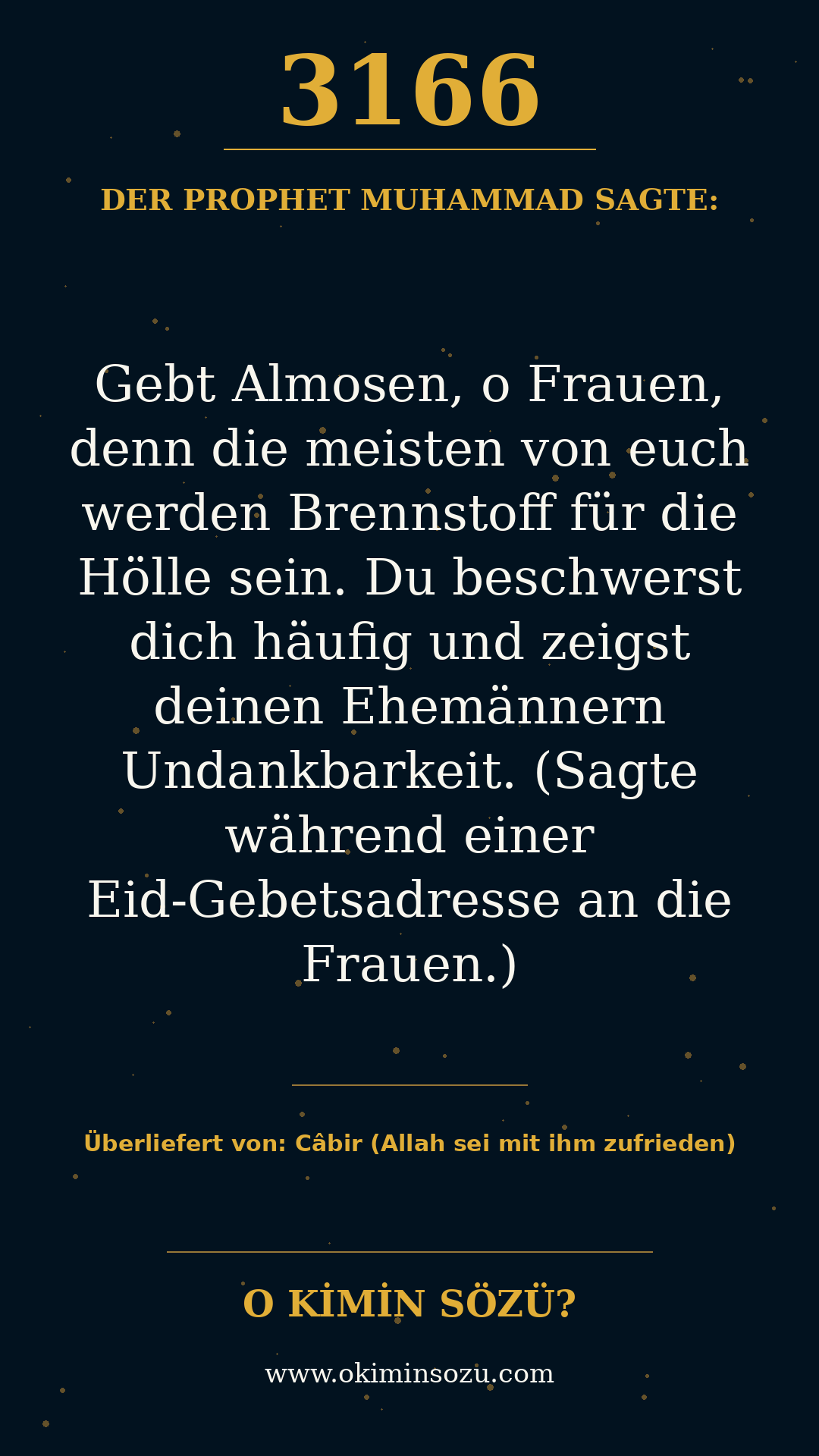 hadith 3166
