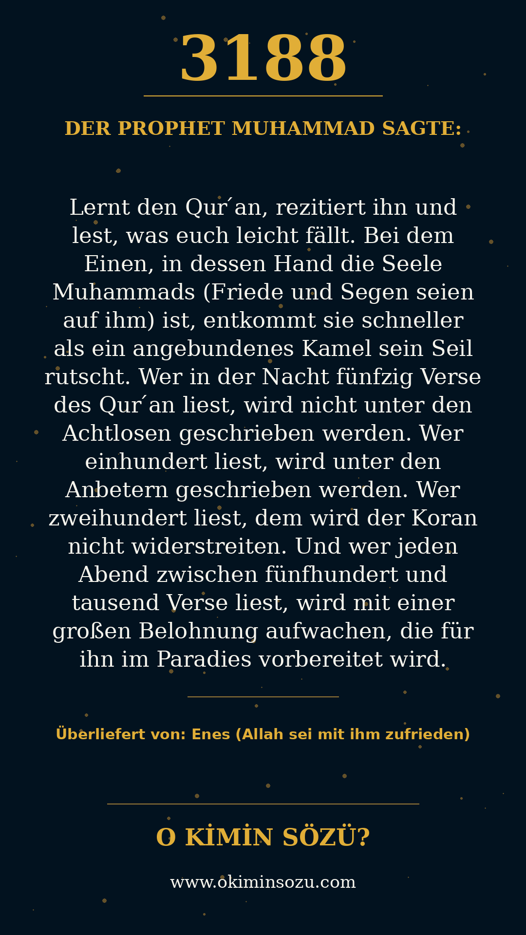 hadith 3188