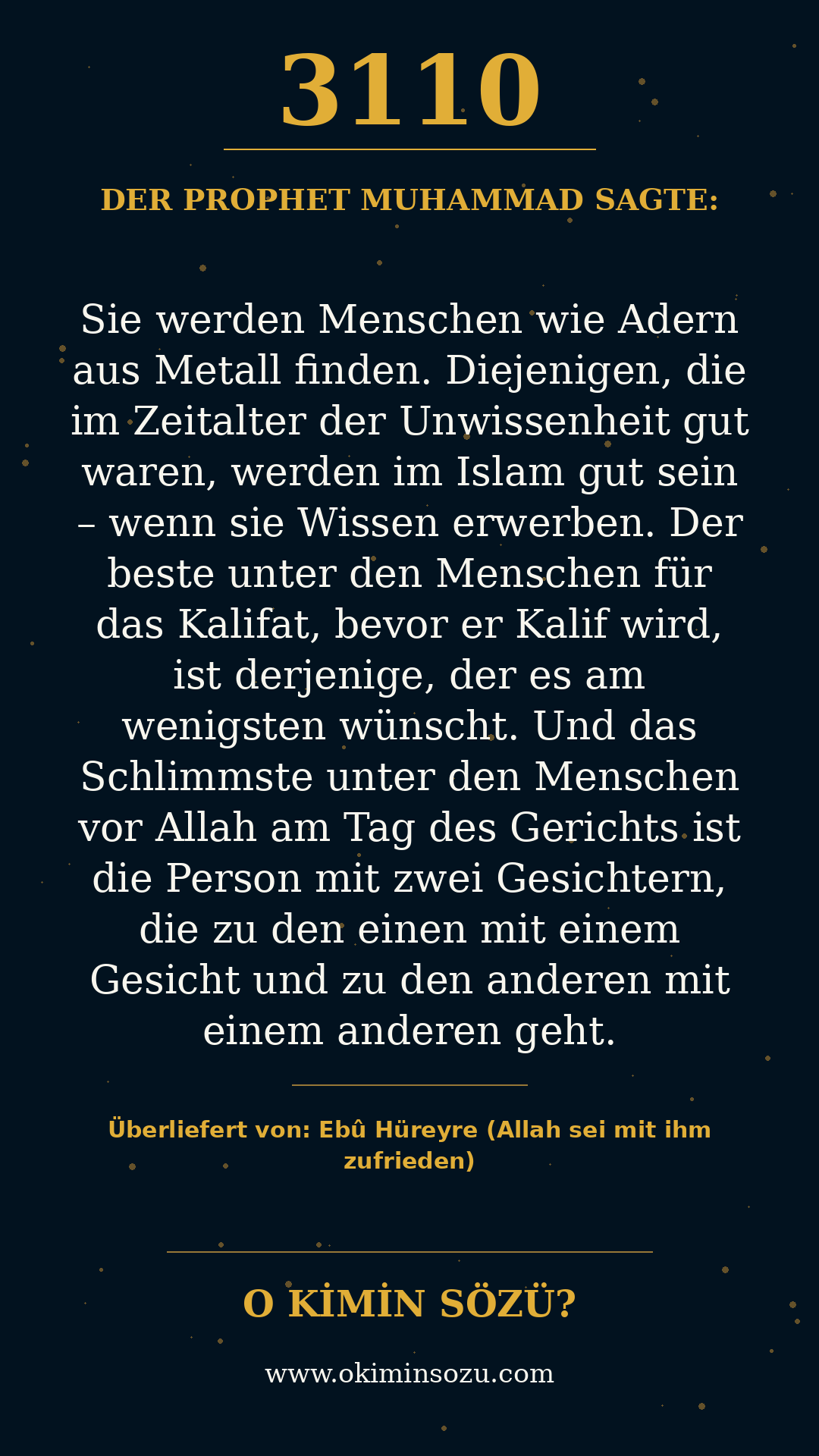 hadith 3110
