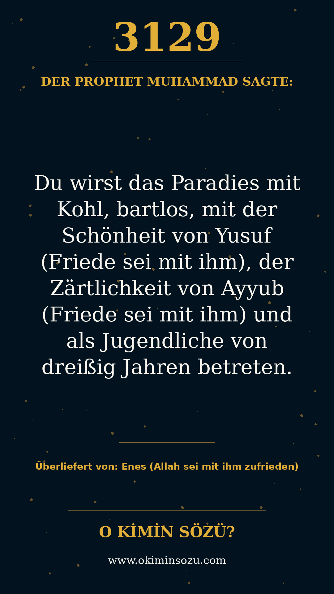 hadith 3129