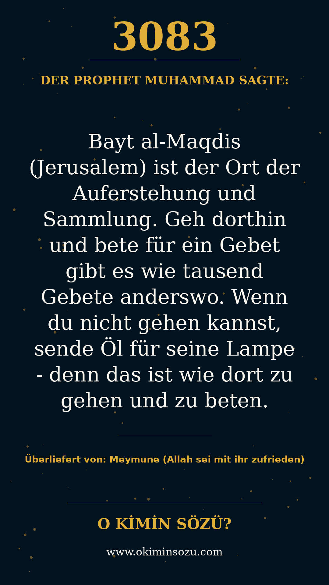 hadith 3083