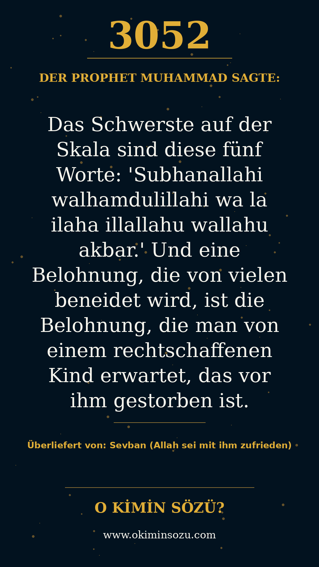 hadith 3052