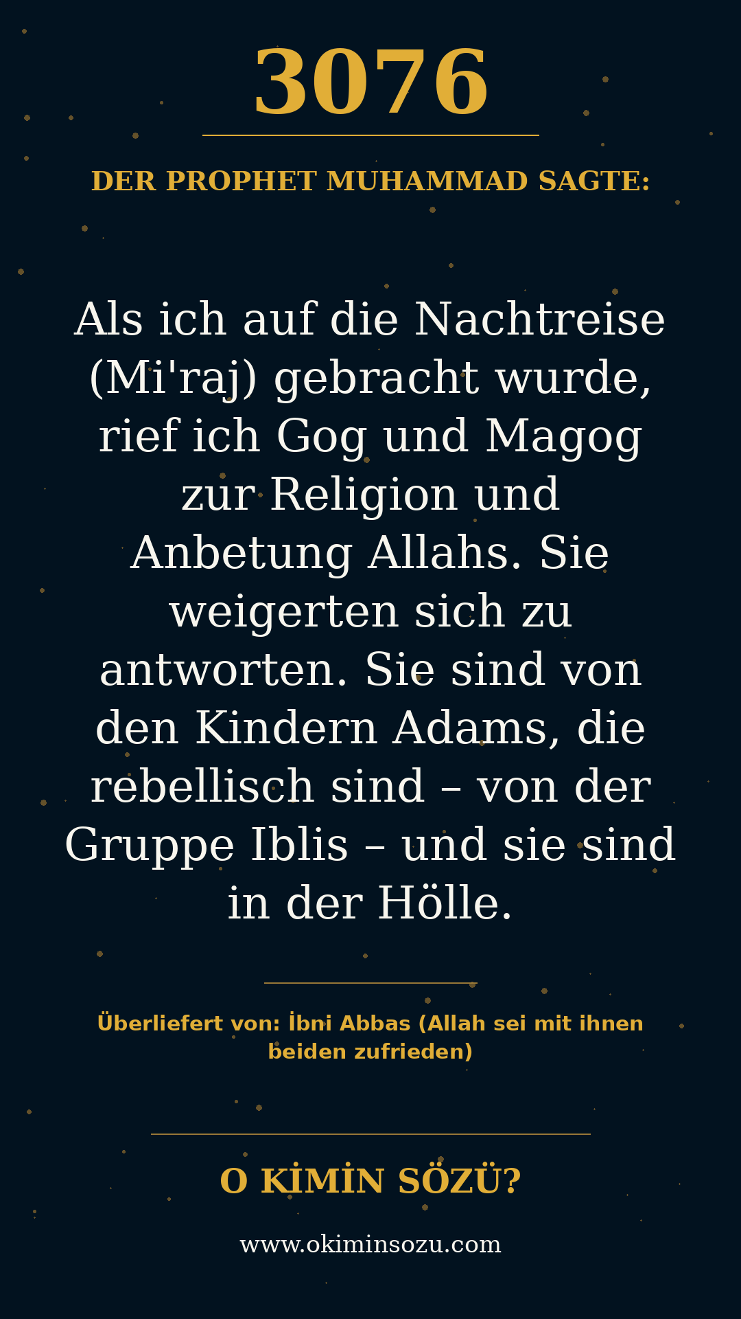 hadith 3076