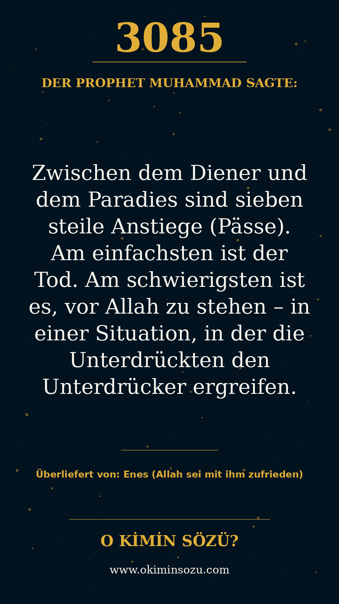 hadith 3085