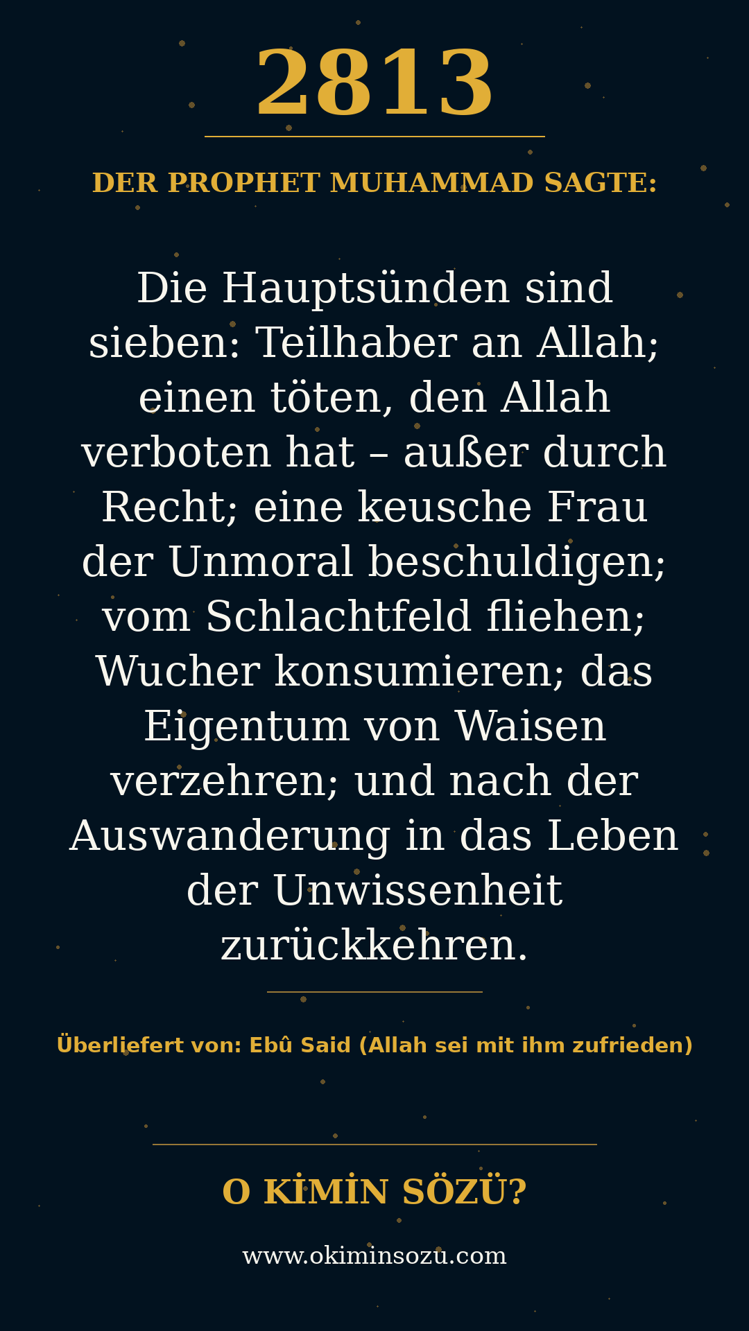 hadith 2813