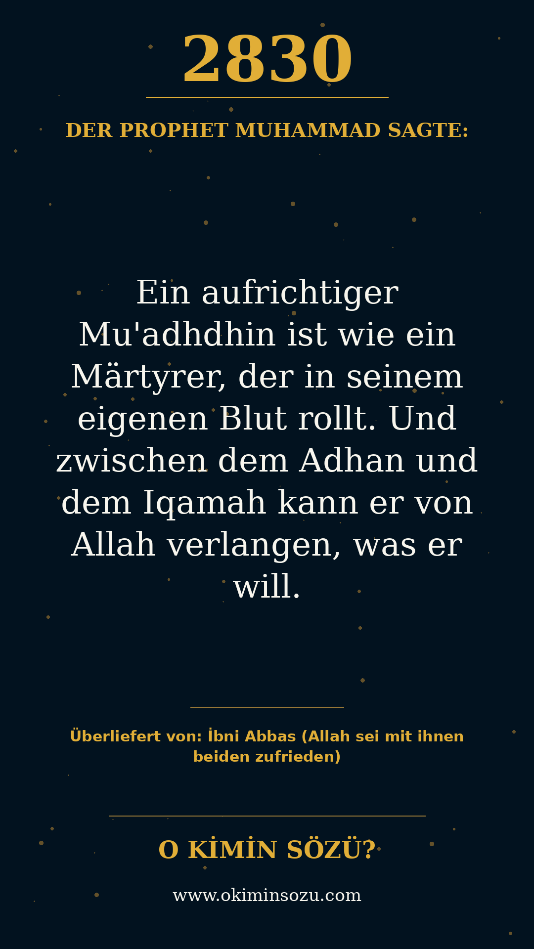 hadith 2830