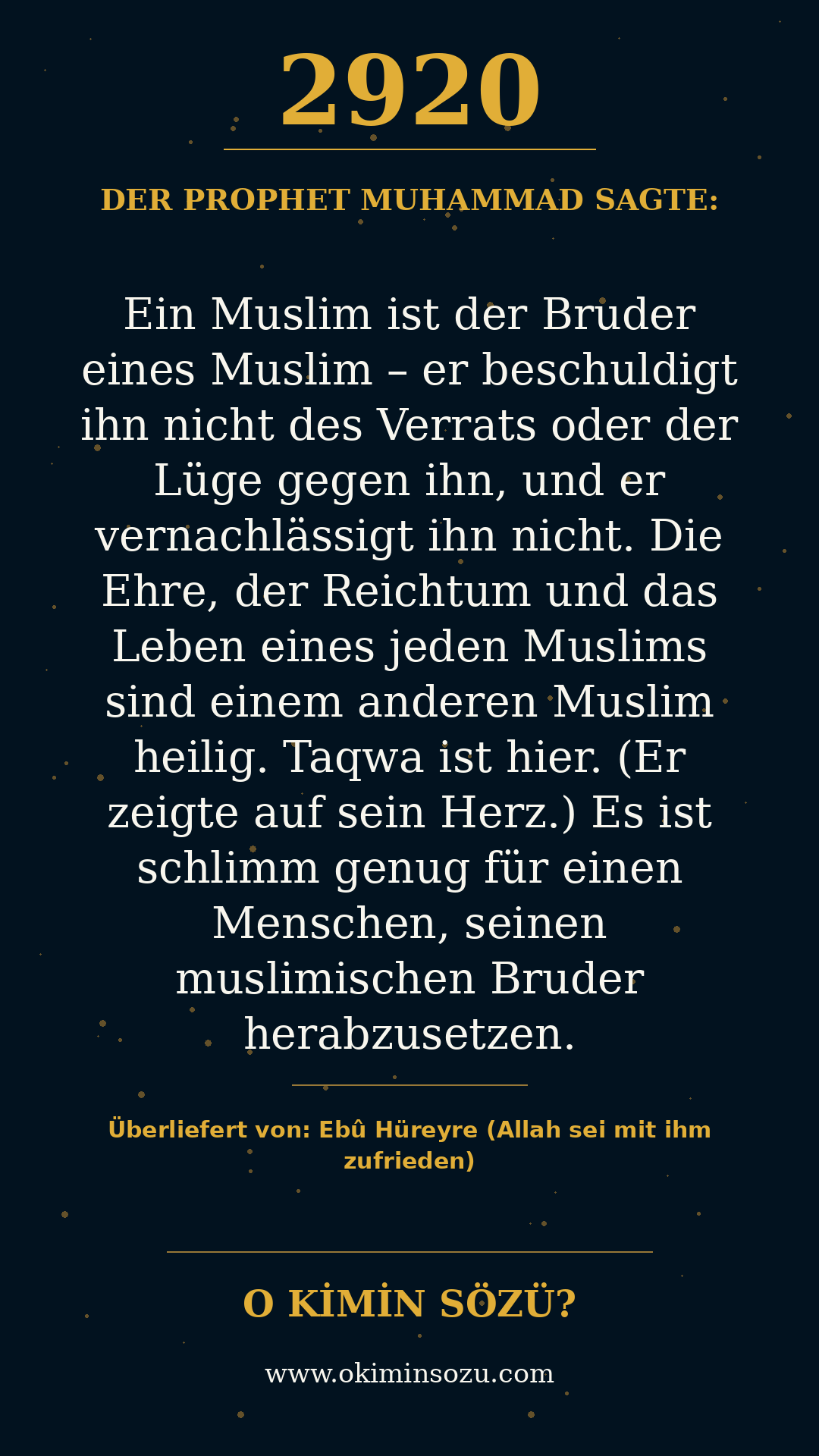 hadith 2920