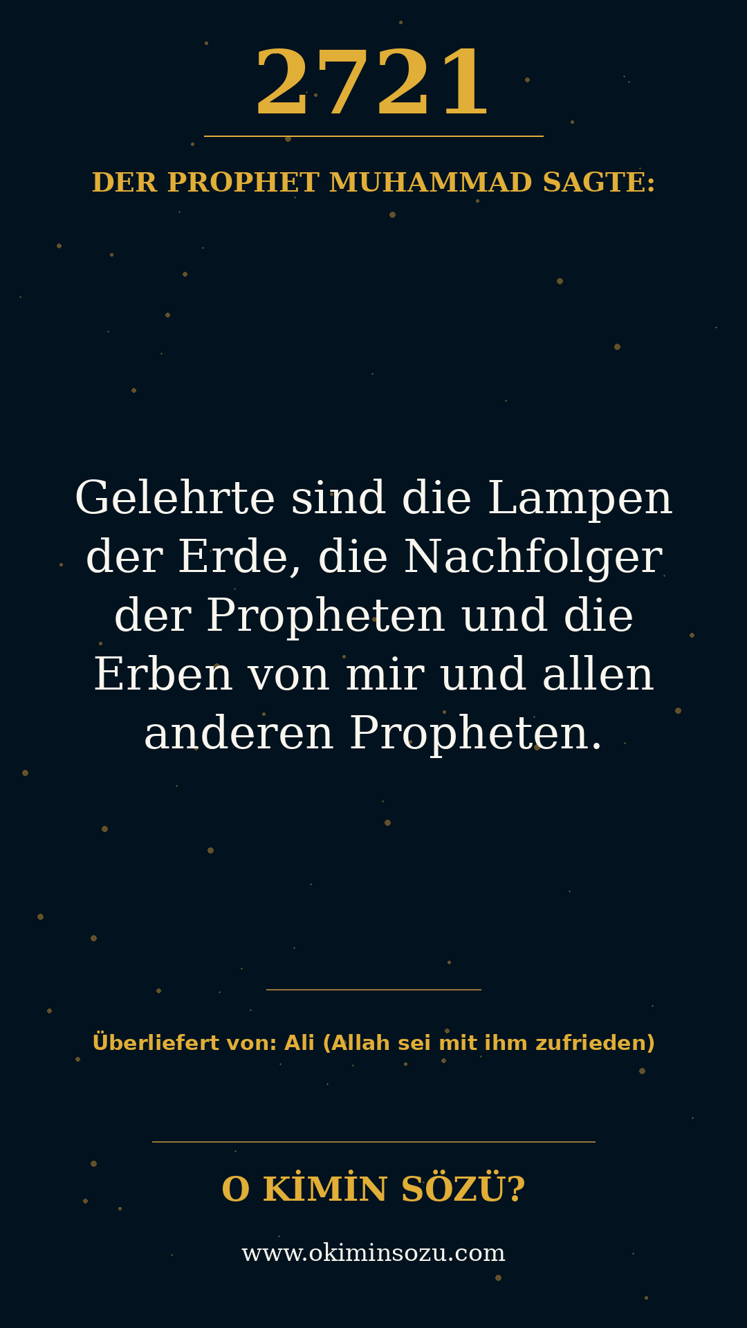 hadith 2721