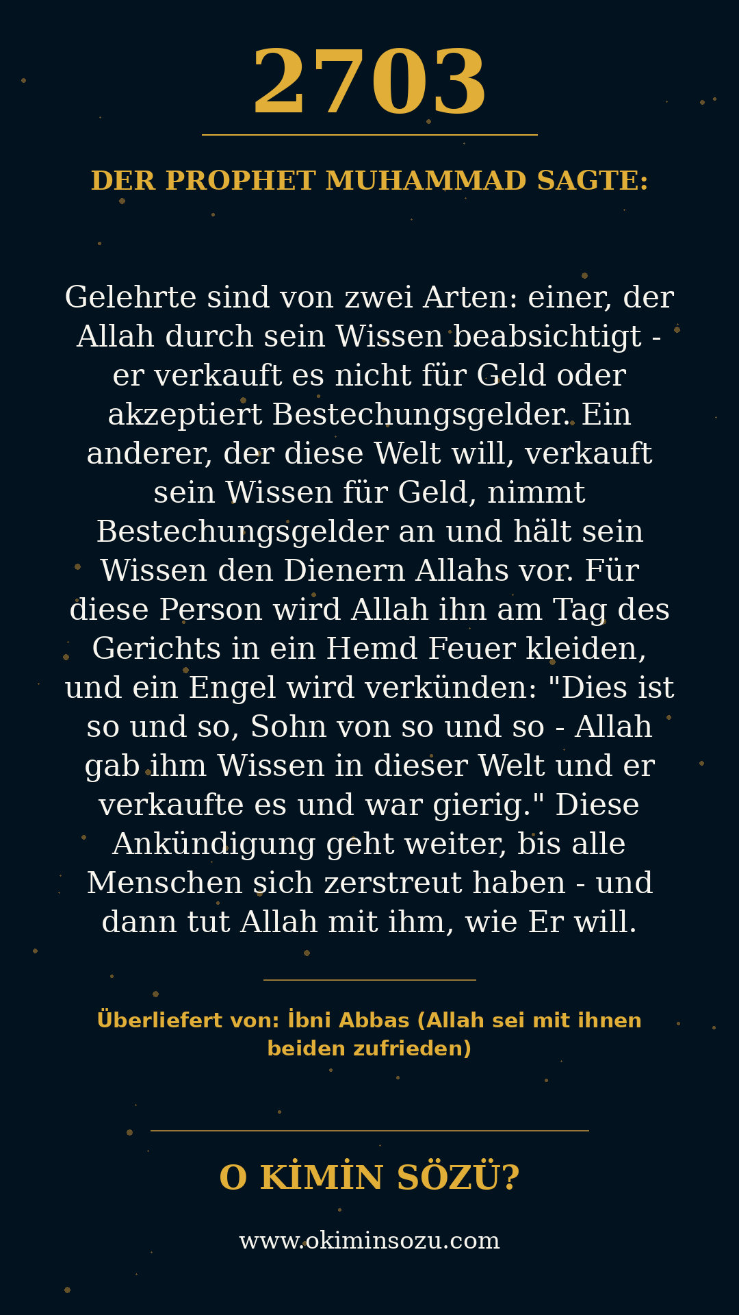 hadith 2703