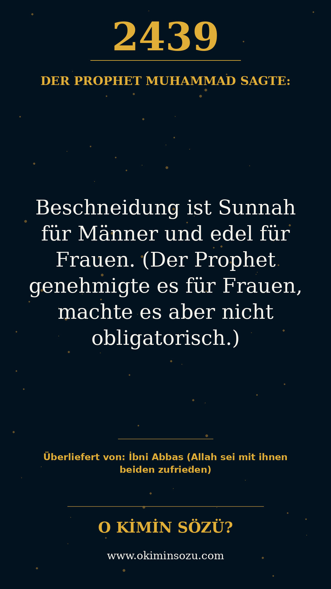 hadith 2439
