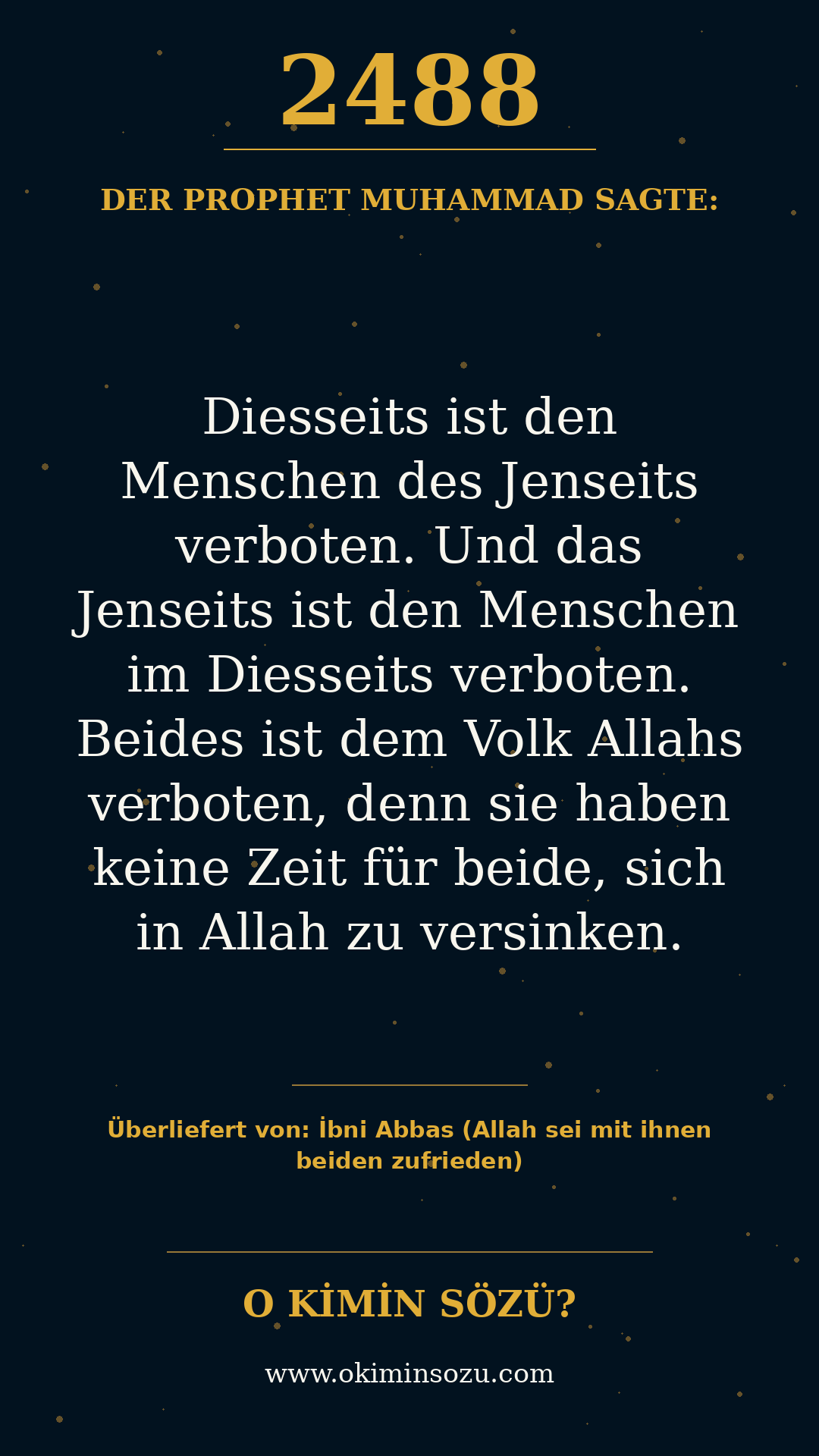 hadith 2488